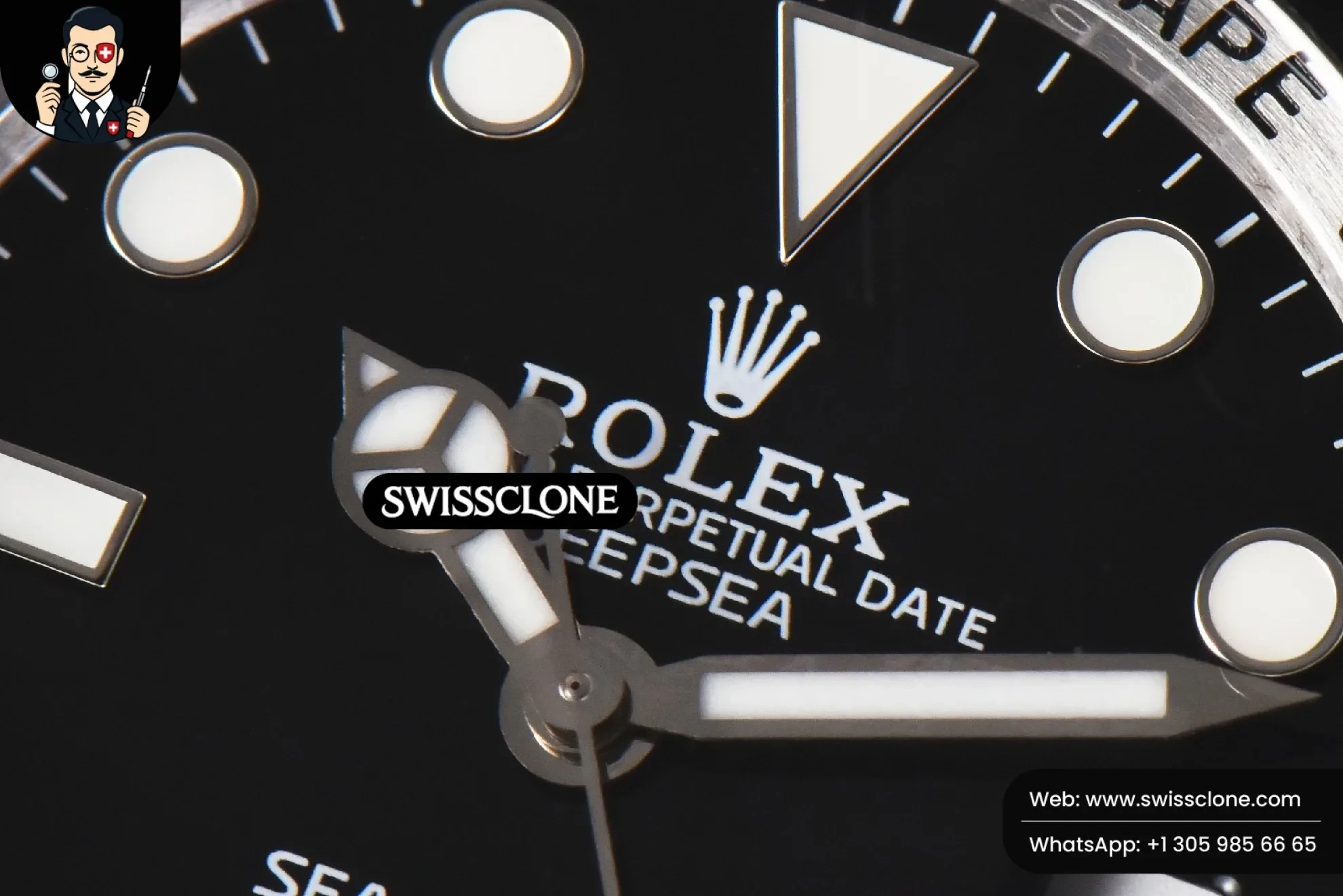 Rolex Sea Dweller 44mm 126660 CSF Challenge Black Dial VR3235 1:1 Super Clone - Clasp & Bracelet Finishing