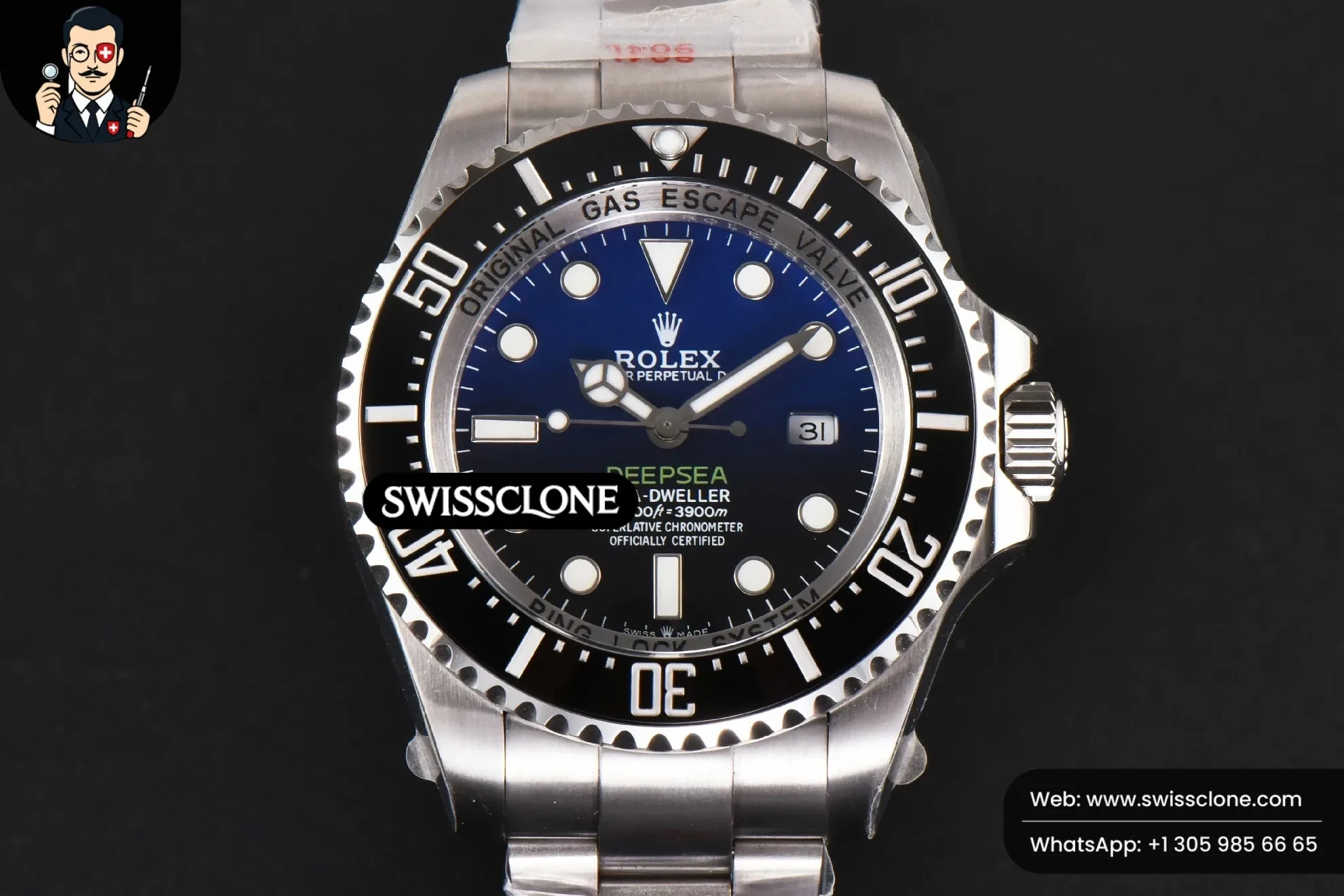 Rolex Sea-Dweller 44mm 126660 CSF ‘D-Blue’ Dial VR3235