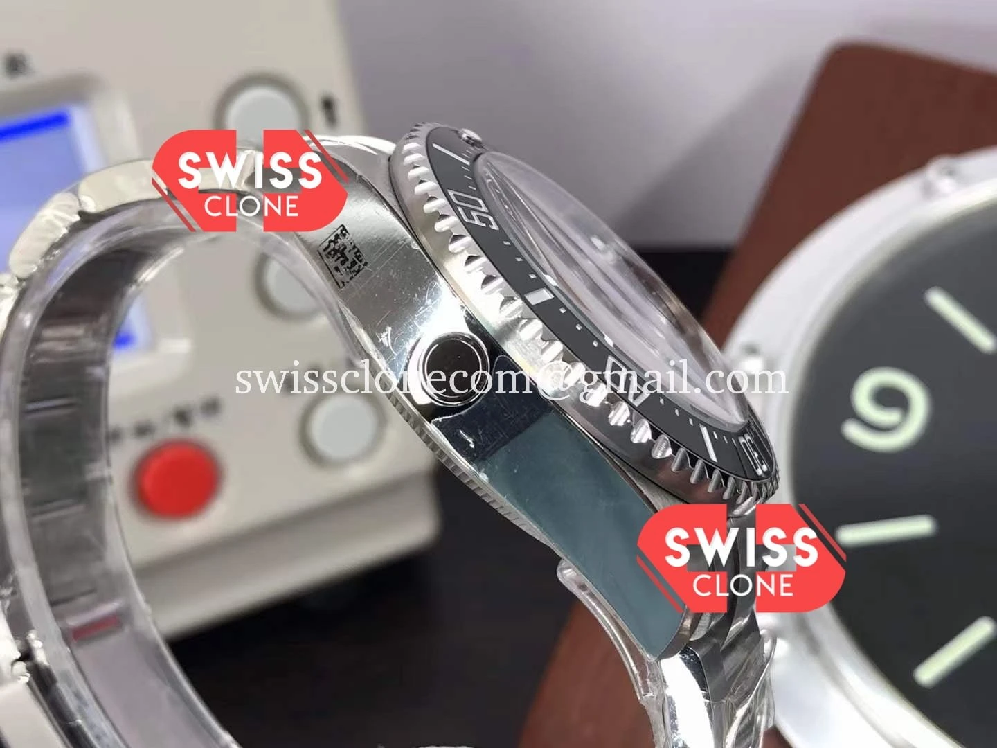 Rolex Sea Dweller Deepsea Black 116660 2017 1:1 Super Clone - Lateral Case Thickness Profile