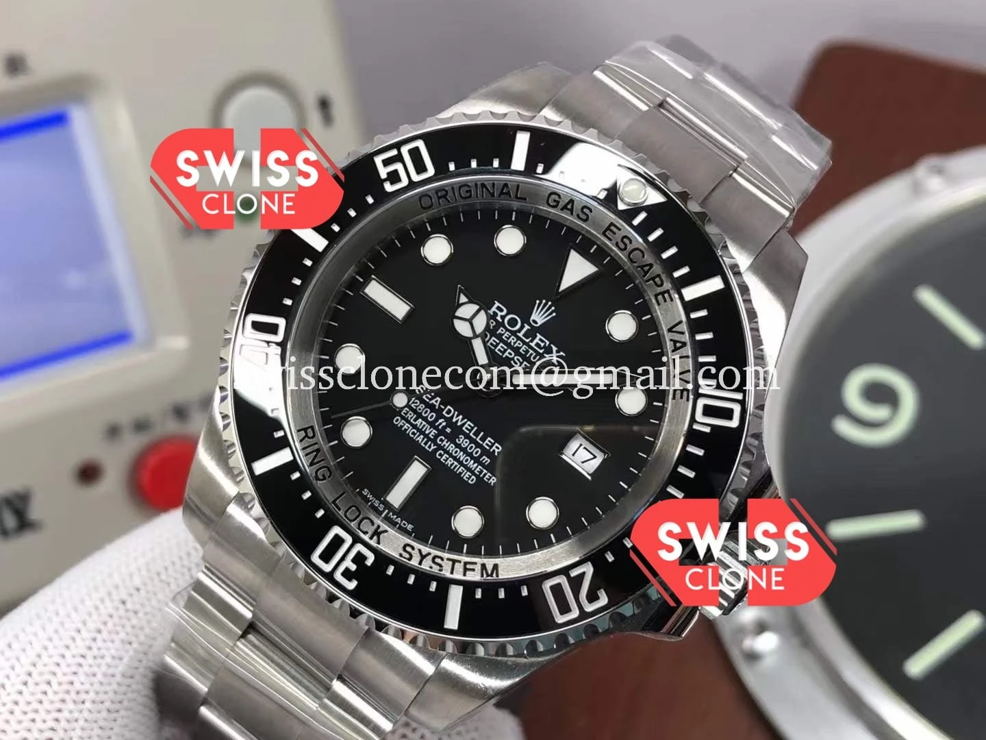 Rolex Sea Dweller Deepsea Black 116660 2017 1:1 Super Clone - Clasp & Bracelet Finishing