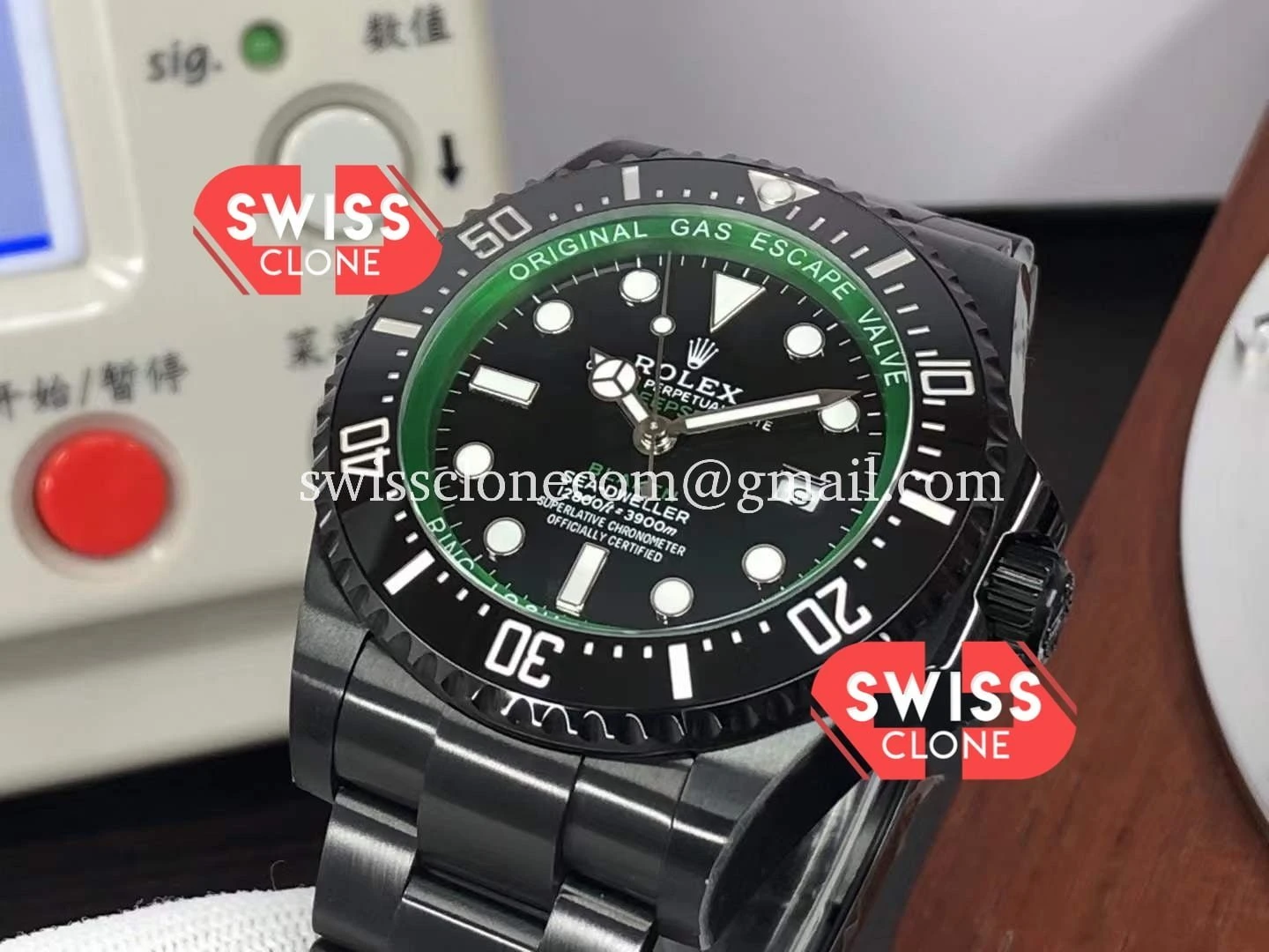 Rolex SeaDweller Deepsea BLAKEN Black Dial 1:1 Super Clone - Clasp & Bracelet Finishing