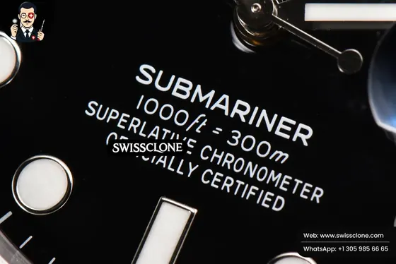 Rolex Submariner 116610 LN 40m King Black Ceramic Black Dial VS3135 1:1 Super Clone - Lateral Case Thickness Profile