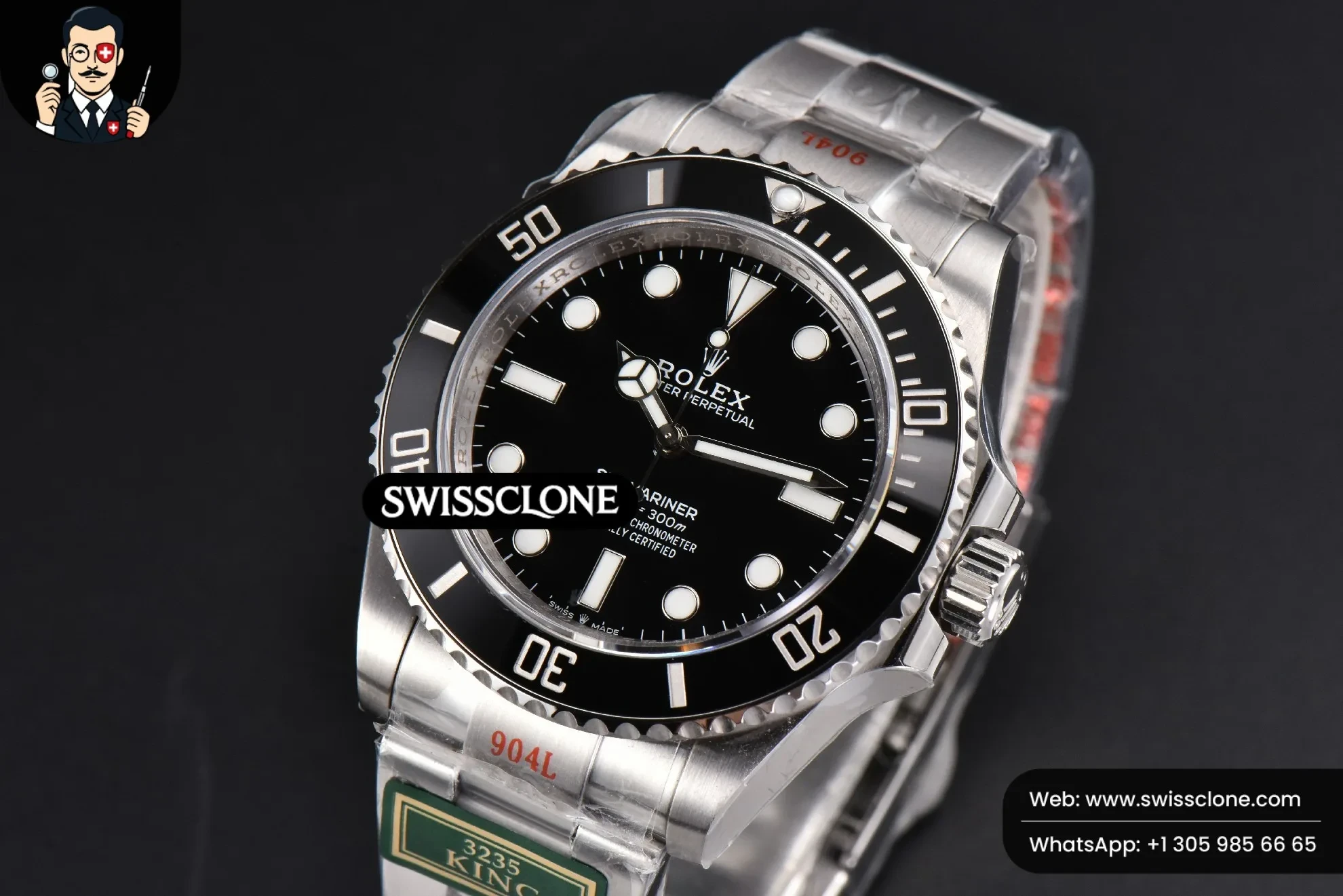 Rolex Submariner 124060 LN No Date 41mm King VR3230 1:1 Super Clone - Bezel & Case Profile