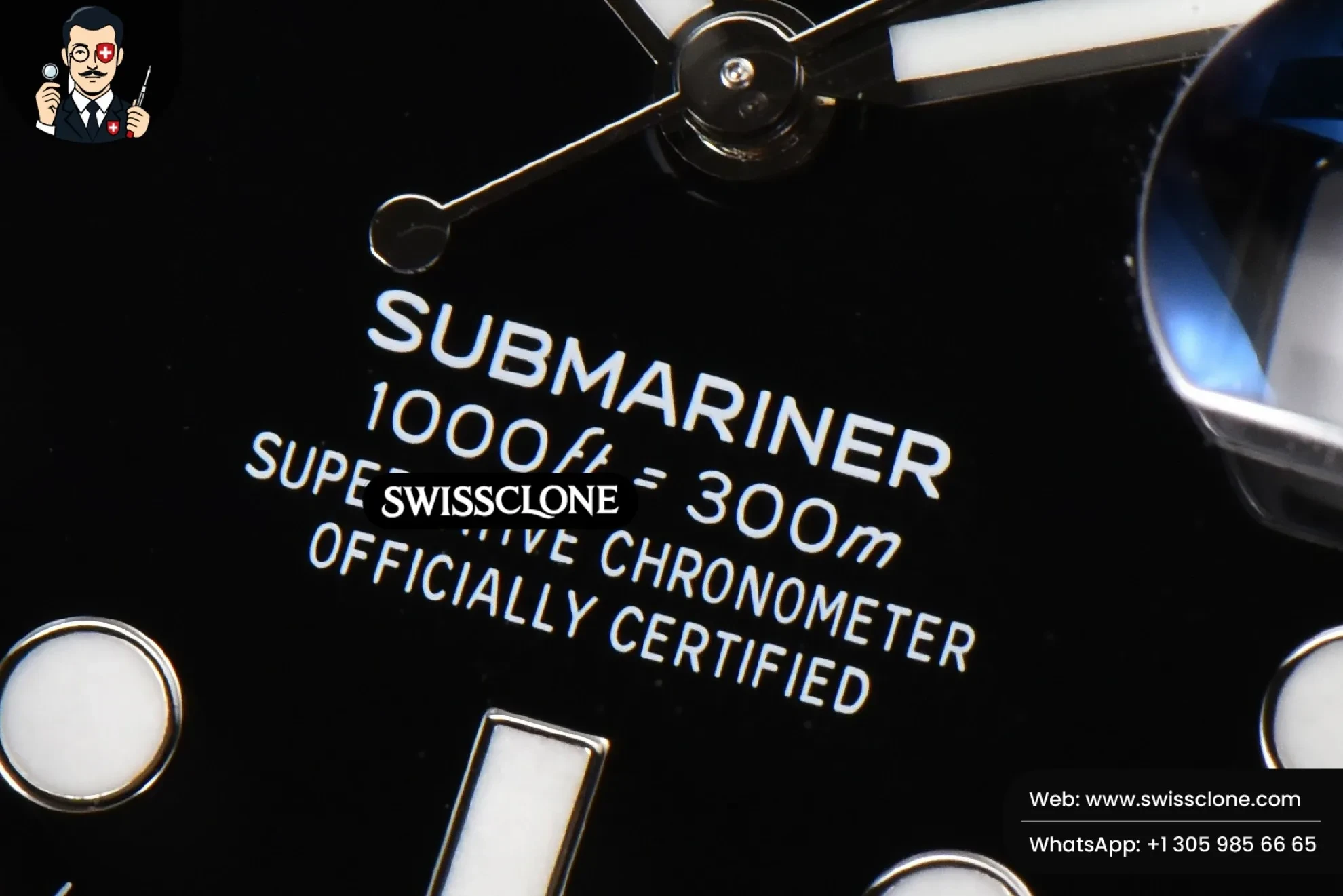Rolex Submariner 126610 LN 41mm King Black Ceramic Black Dial VR3235 1:1 Super Clone - Lateral Case Thickness Profile