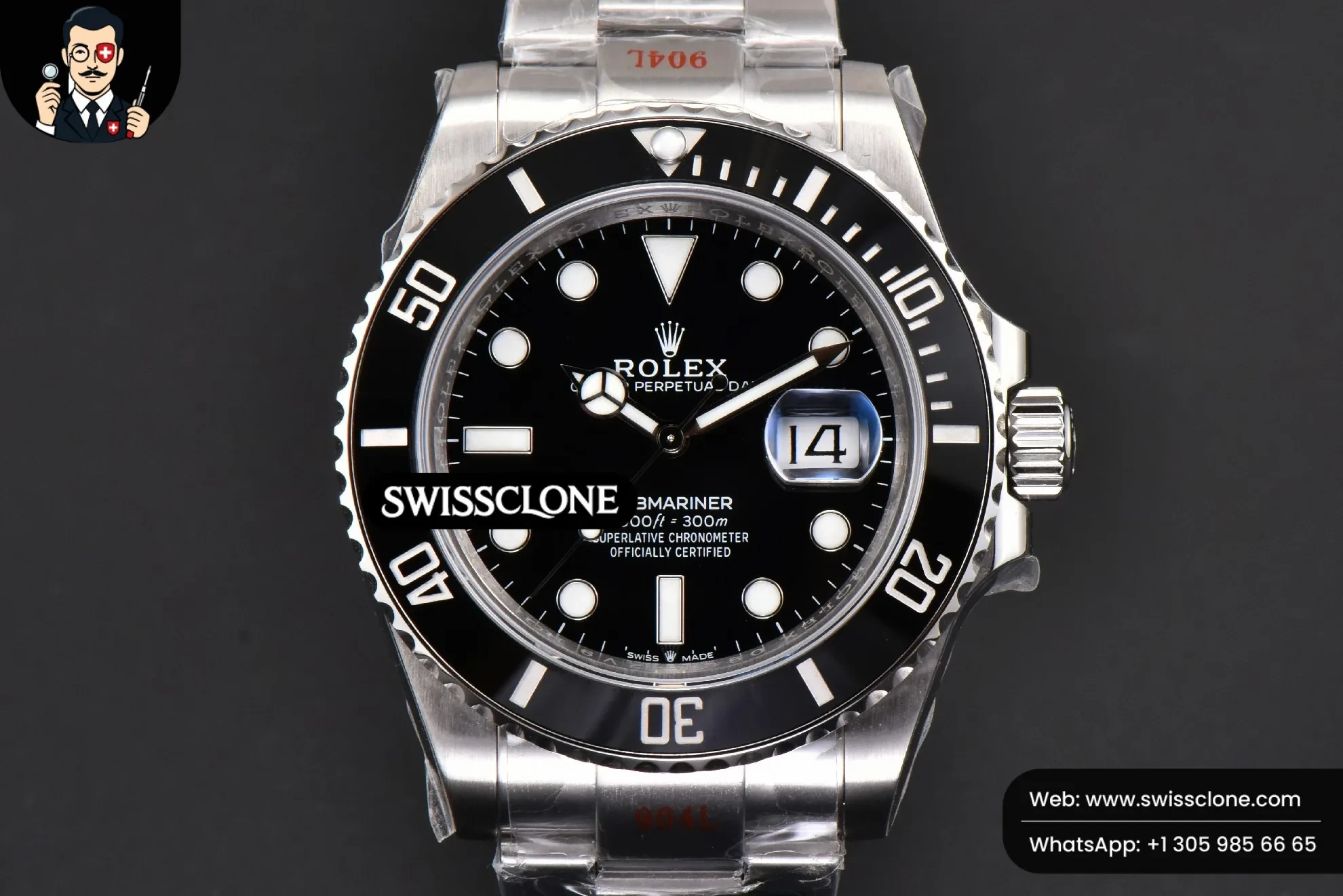 Rolex Submariner 126610 LN 41mm King Black Ceramic Black Dial VR3235