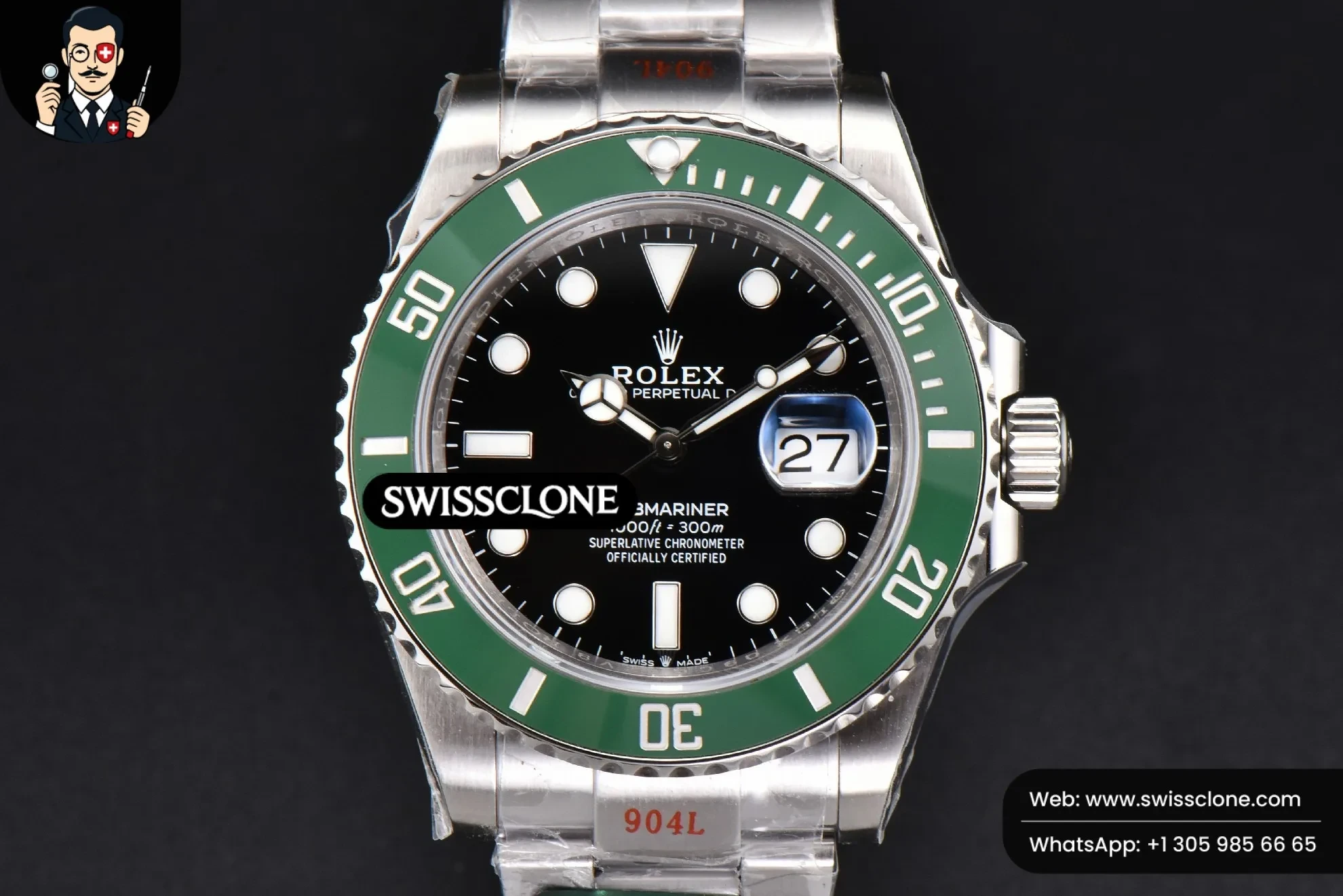 Rolex Submariner 126610 LV 41mm King Green Ceramic Green Dial VR3235