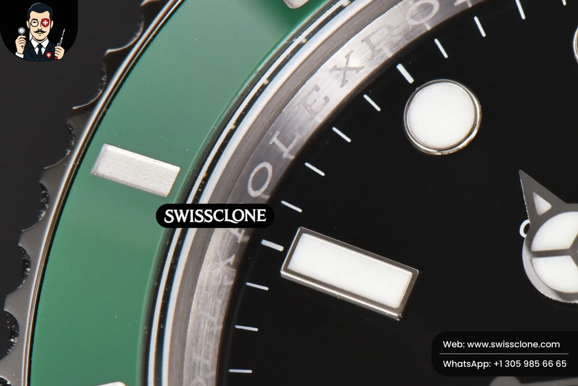 Rolex Submariner 126610 LV Kermit 904L 41mm Green Ceramic Black Dial VR3235 1:1 Super Clone - Caseback & Cloned Calibre Movement