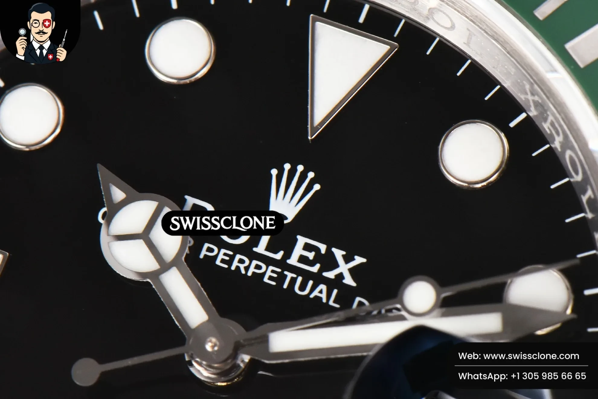 Rolex Submariner 126610 LV Kermit 904L 41mm Green Ceramic Black Dial VR3235 1:1 Super Clone - Clasp & Bracelet Finishing