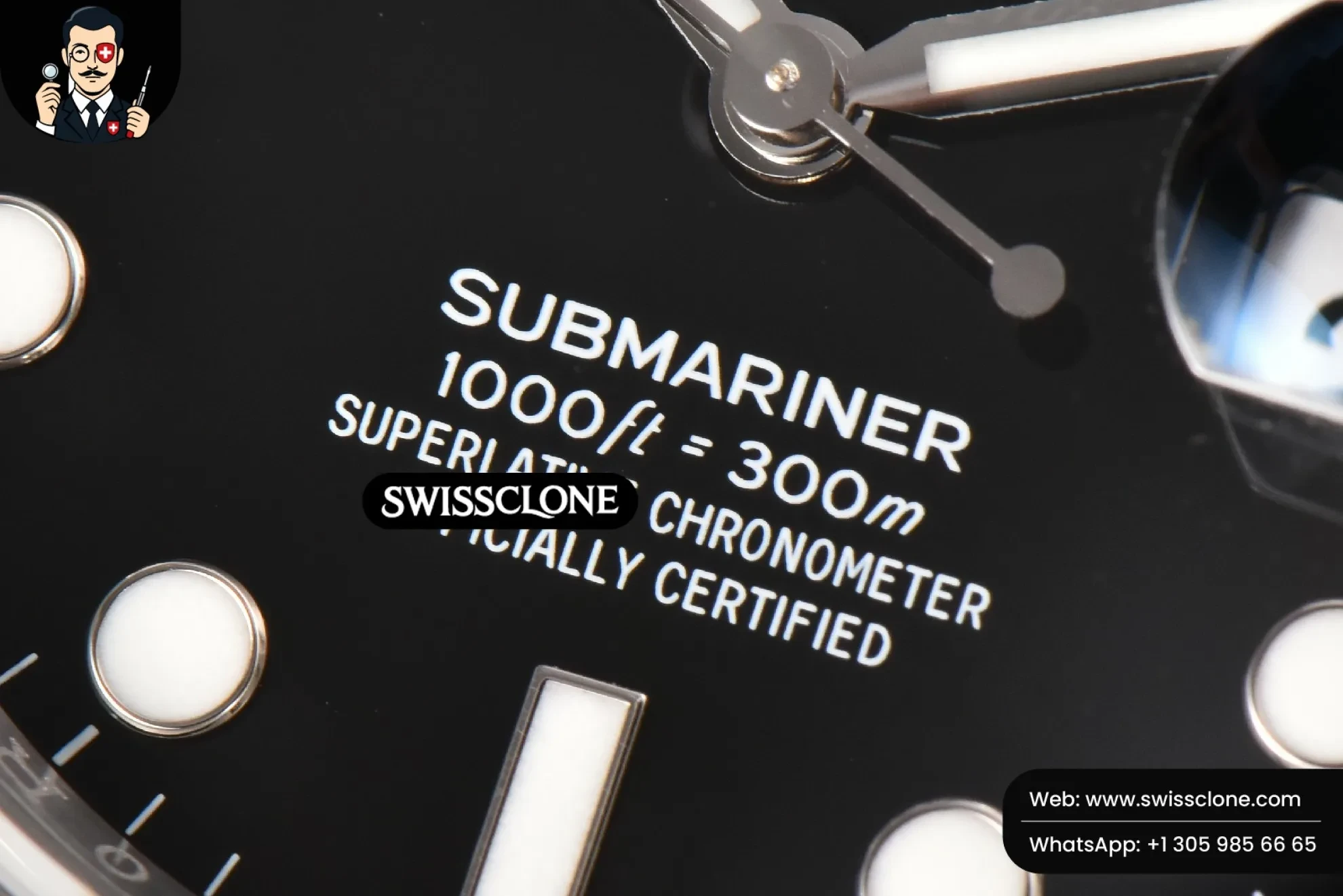 Rolex Submariner 126610LN 904L 41mm Black Ceramic Black Dial VR3235 1:1 Super Clone - Lateral Case Thickness Profile