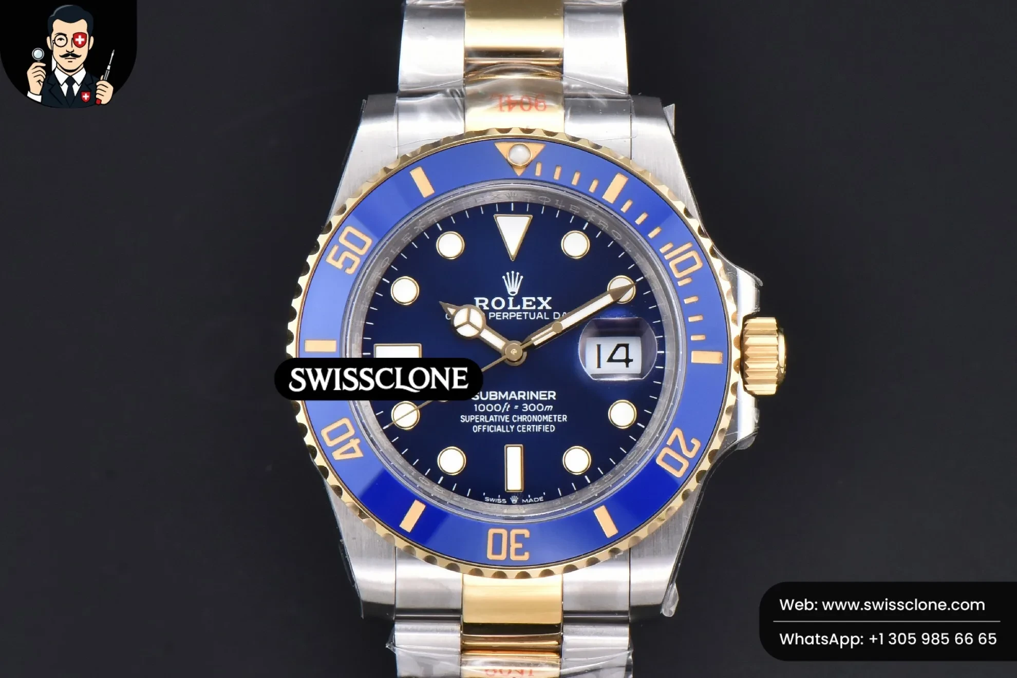 Rolex Submariner 126613 LB 41mm YG/SS Blue Dial VR3235