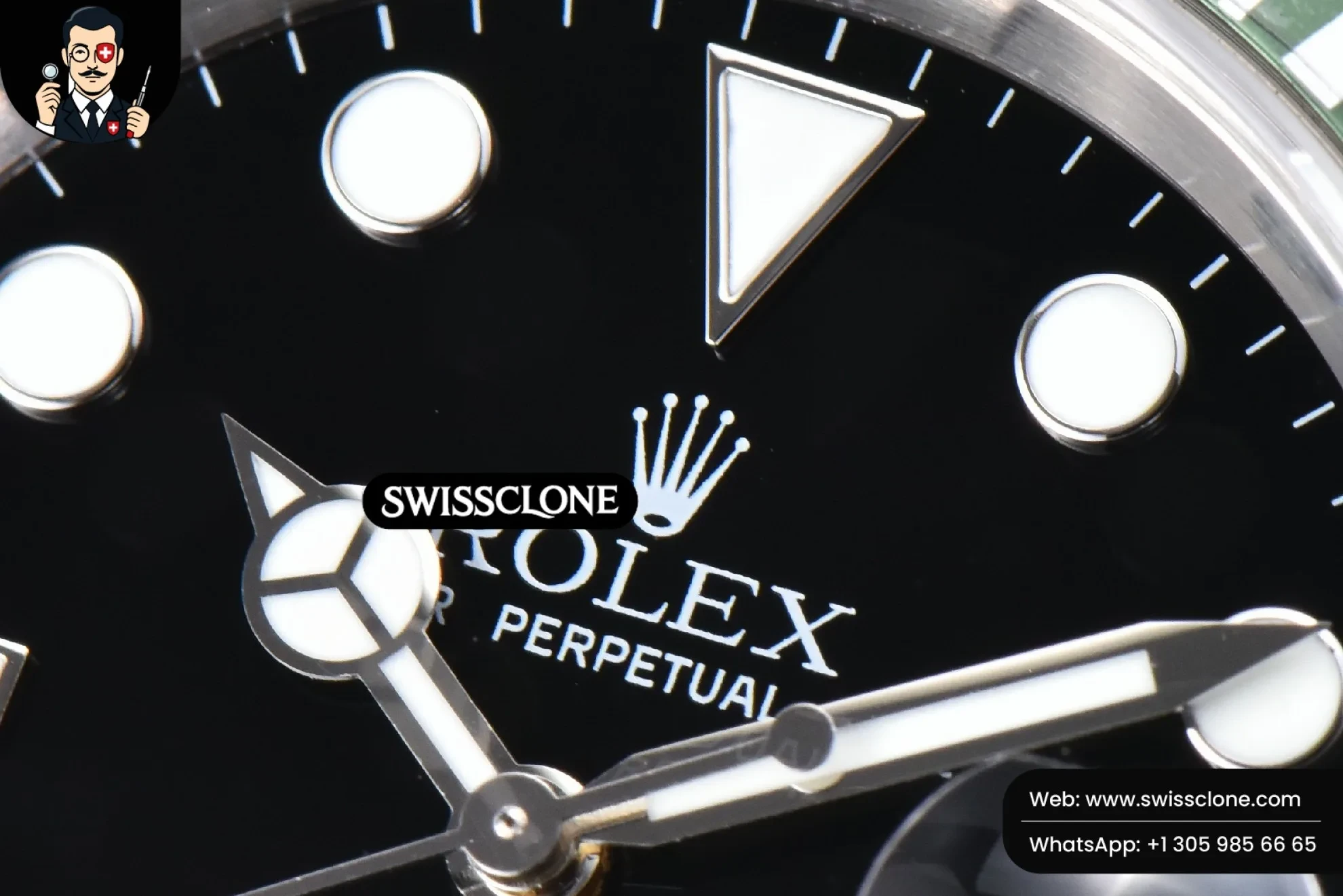 Rolex Submariner 16610 LV Green Bezel 904L 40mm RAF SH3135 No Rehaut 1:1 Super Clone - Caseback & Cloned Calibre Movement