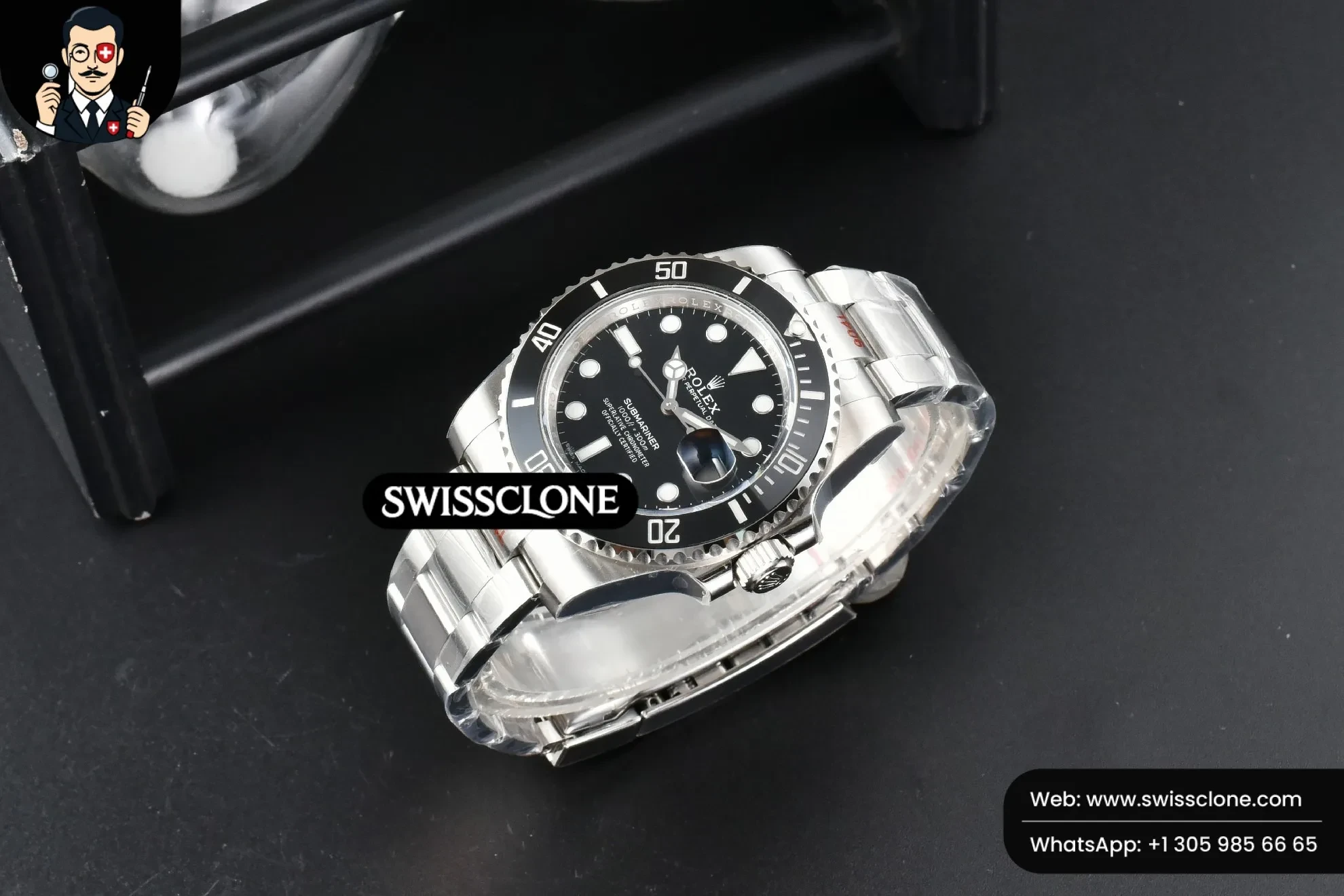 Rolex Submariner 40mm 116610 LN Black Ceramic Black Dial 3135 1:1 Super Clone - Clasp & Bracelet Finishing