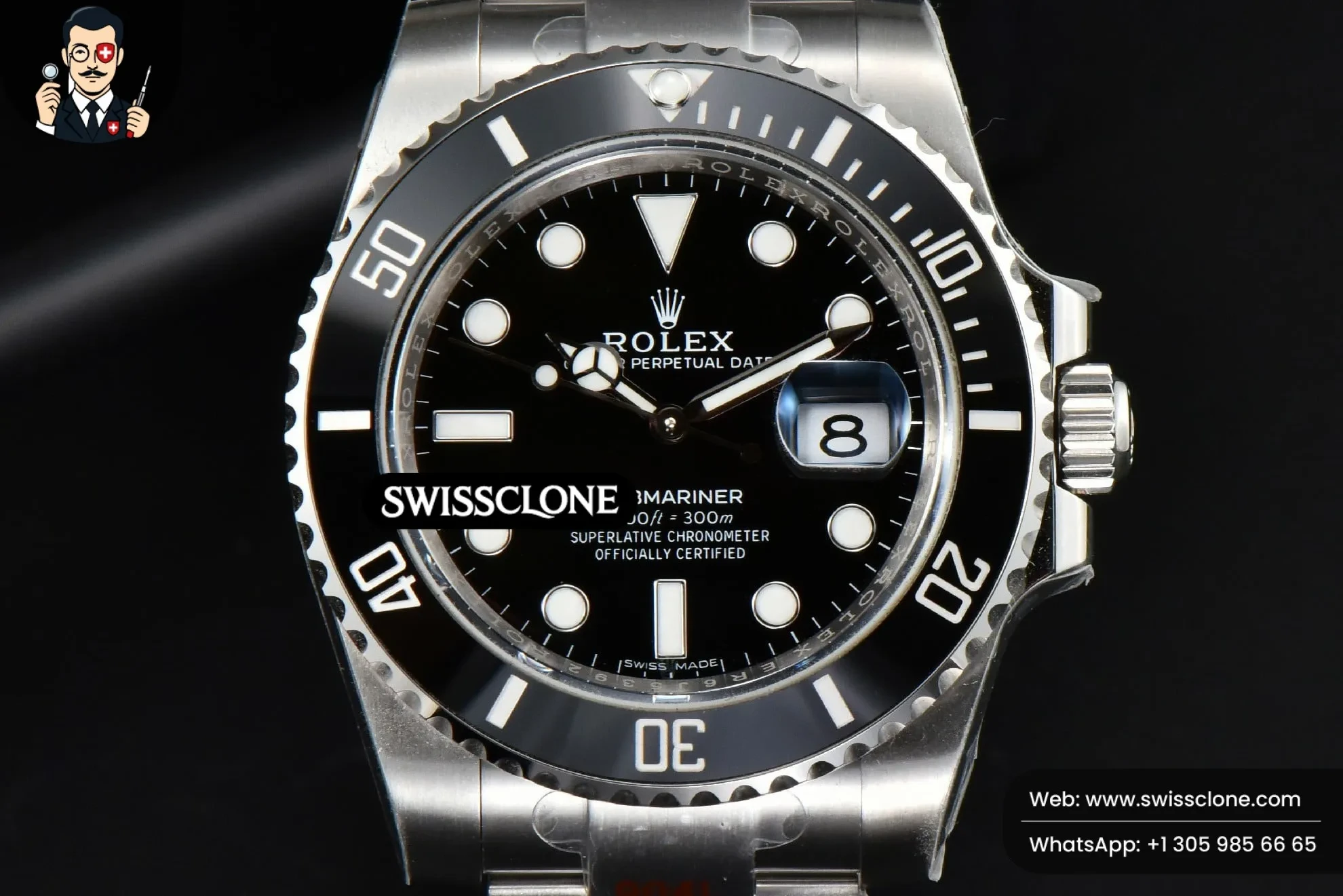 Rolex Submariner 40mm 116610 LN Black Ceramic Black Dial 3135