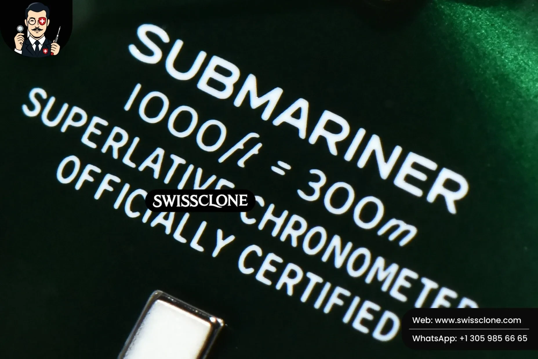 Rolex Submariner 40mm 116610 LV Green Ceramic Green Dial 3135 1:1 Super Clone - Lateral Case Thickness Profile