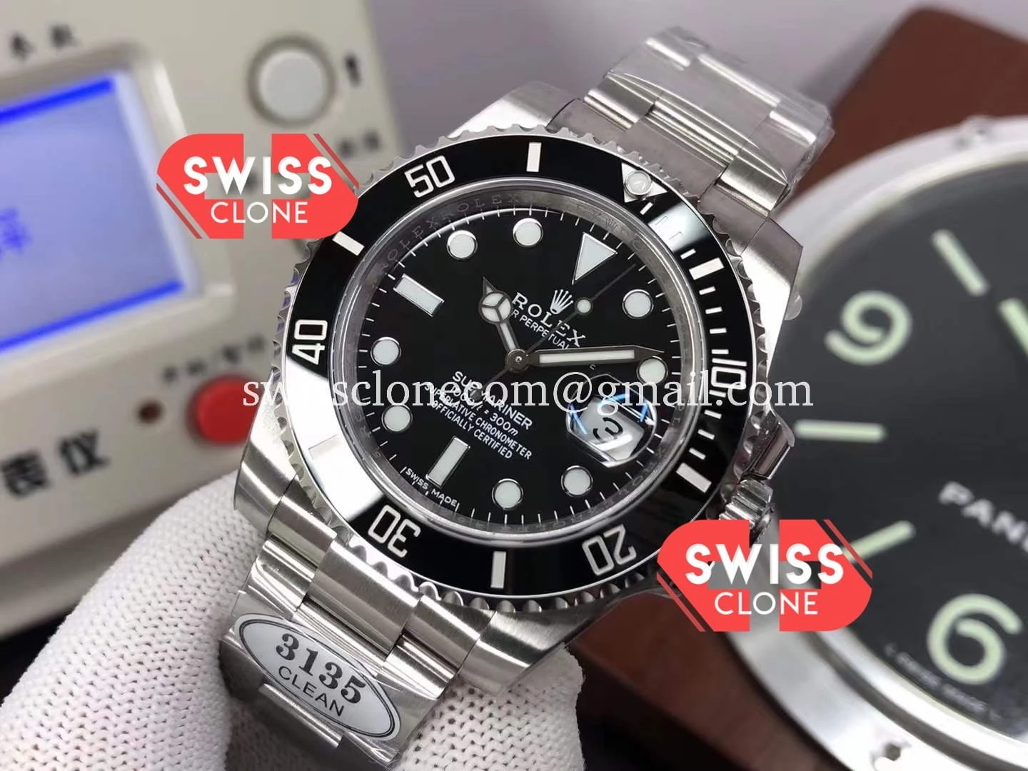 Rolex Submariner 40MM Cal.3135 Steel 126610LN 904L 1:1 Super Clone - Bezel & Case Profile