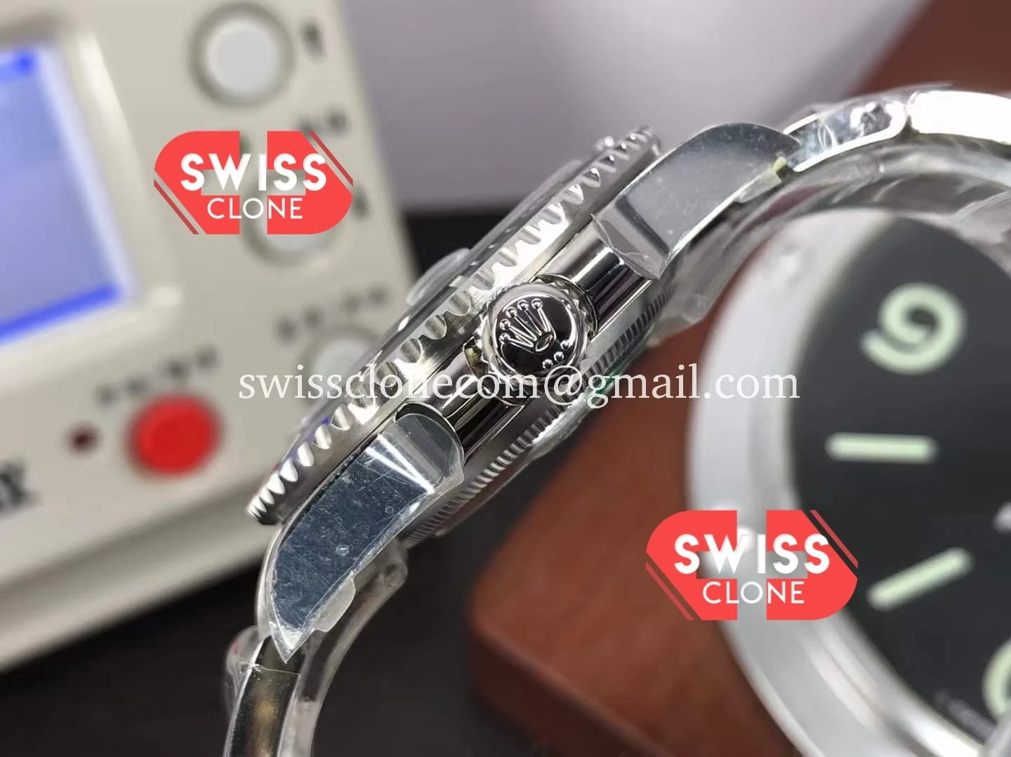 Rolex Submariner 40MM Steel 126610LN 904L Steel 1:1 Super Clone - Lateral Case Thickness Profile