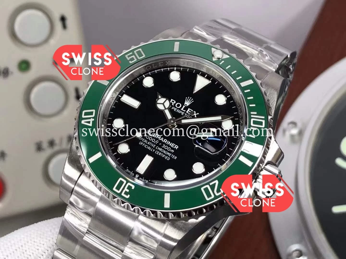 Rolex Submariner 41MM Steel 126610LV "Starbucks" Ultimate 1:1 Super Clone - Clasp & Bracelet Finishing