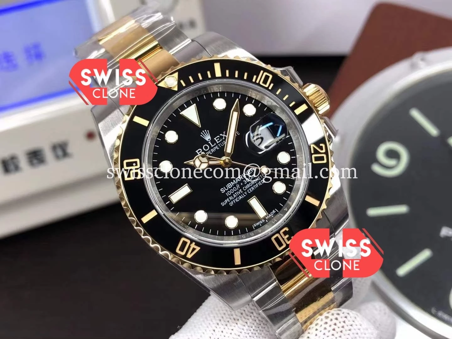 Rolex Submariner 41MM Two Tone 126613LN 904L Steel 1:1 Super Clone - Clasp & Bracelet Finishing