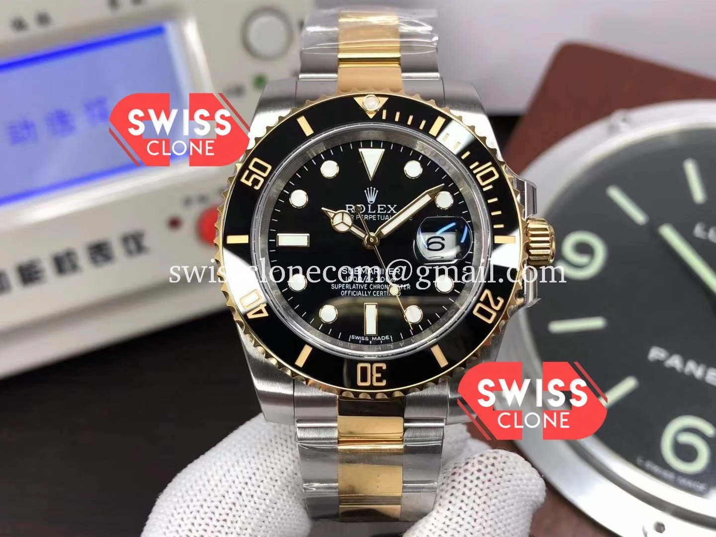 Rolex Submariner 41MM Two Tone 126613LN 904L Steel Watch