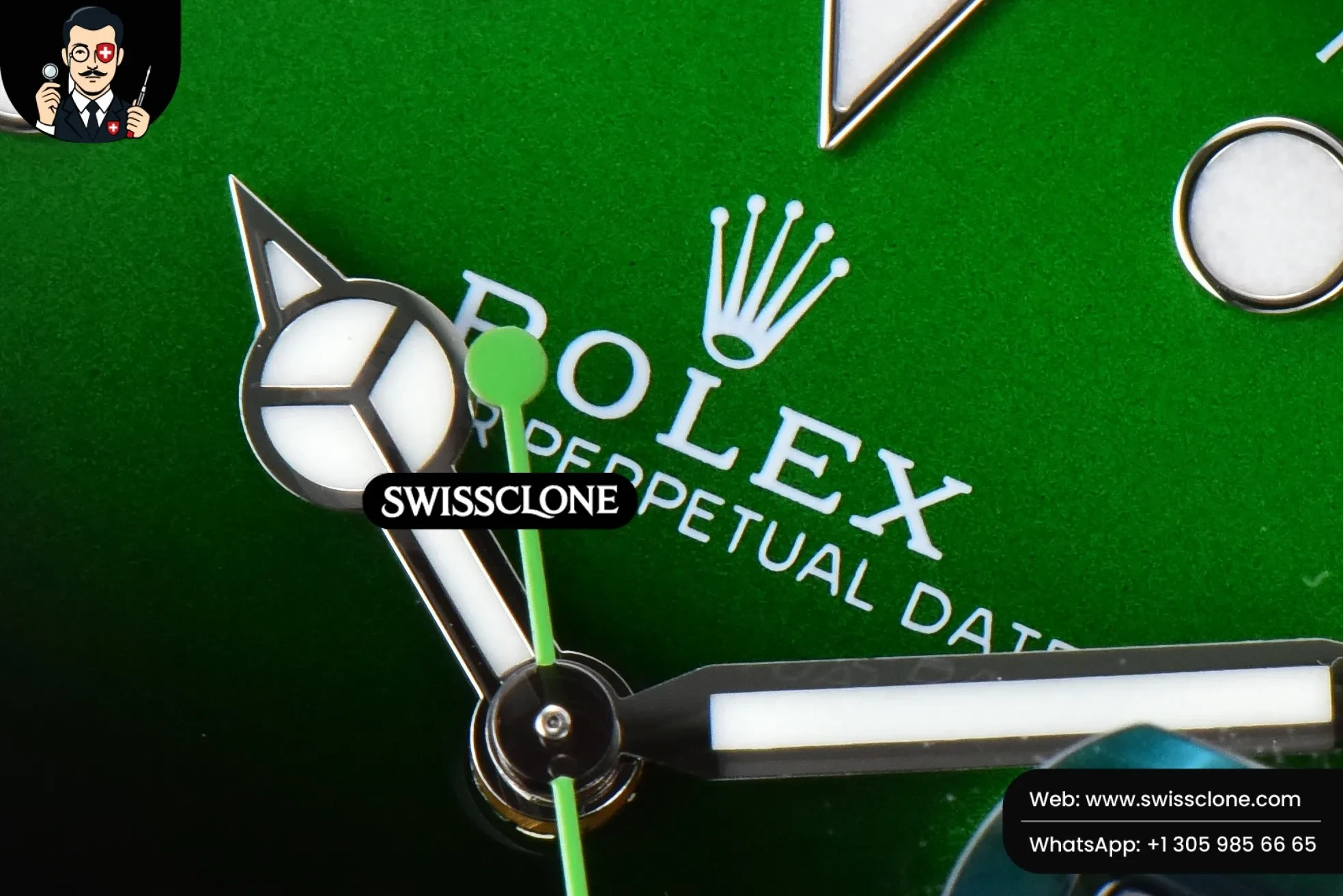 Rolex Submariner DIW DLC 41mm Green Graduated Dial VS3135 1:1 Super Clone - Caseback & Cloned Calibre Movement