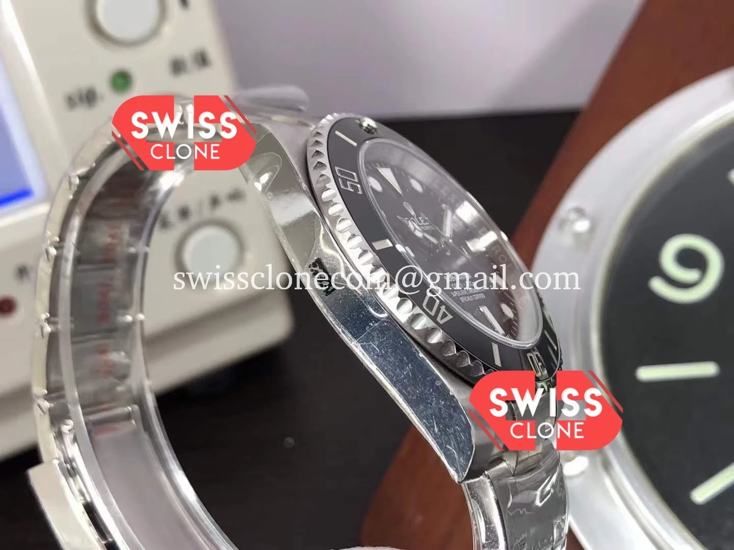 Rolex Submariner No Date 114060 3230 1:1 Super Clone - Caseback & Cloned Calibre Movement