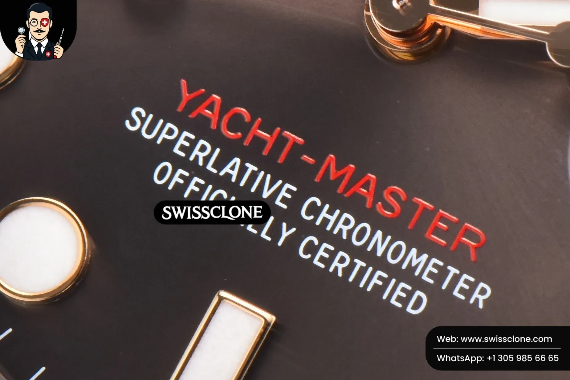 Rolex Yacht Master 116621 RG/SS 40mm Brown Dial RG/SS VS3135 1:1 Super Clone - On-Wrist Presence View