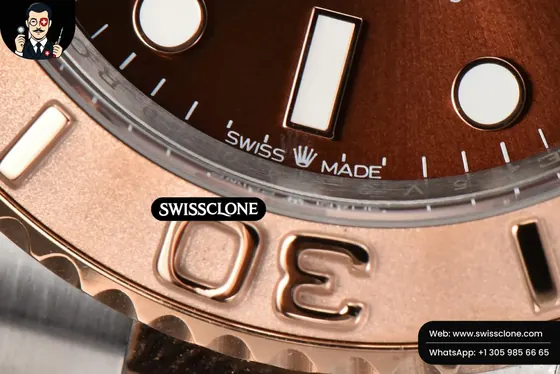 Rolex Yacht Master 126621 RG/SS 40mm CSF 904L Brown Dial RG/SS VR3235 1:1 Super Clone - On-Wrist Presence View