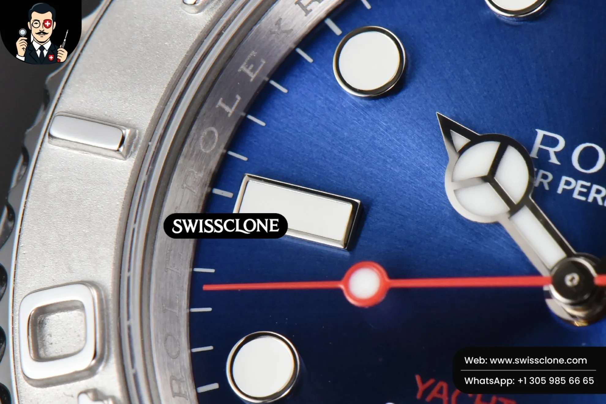Rolex Yacht Master 126622 40mm CSF 904L Blue Dial VR3235 1:1 Super Clone - Caseback & Cloned Calibre Movement
