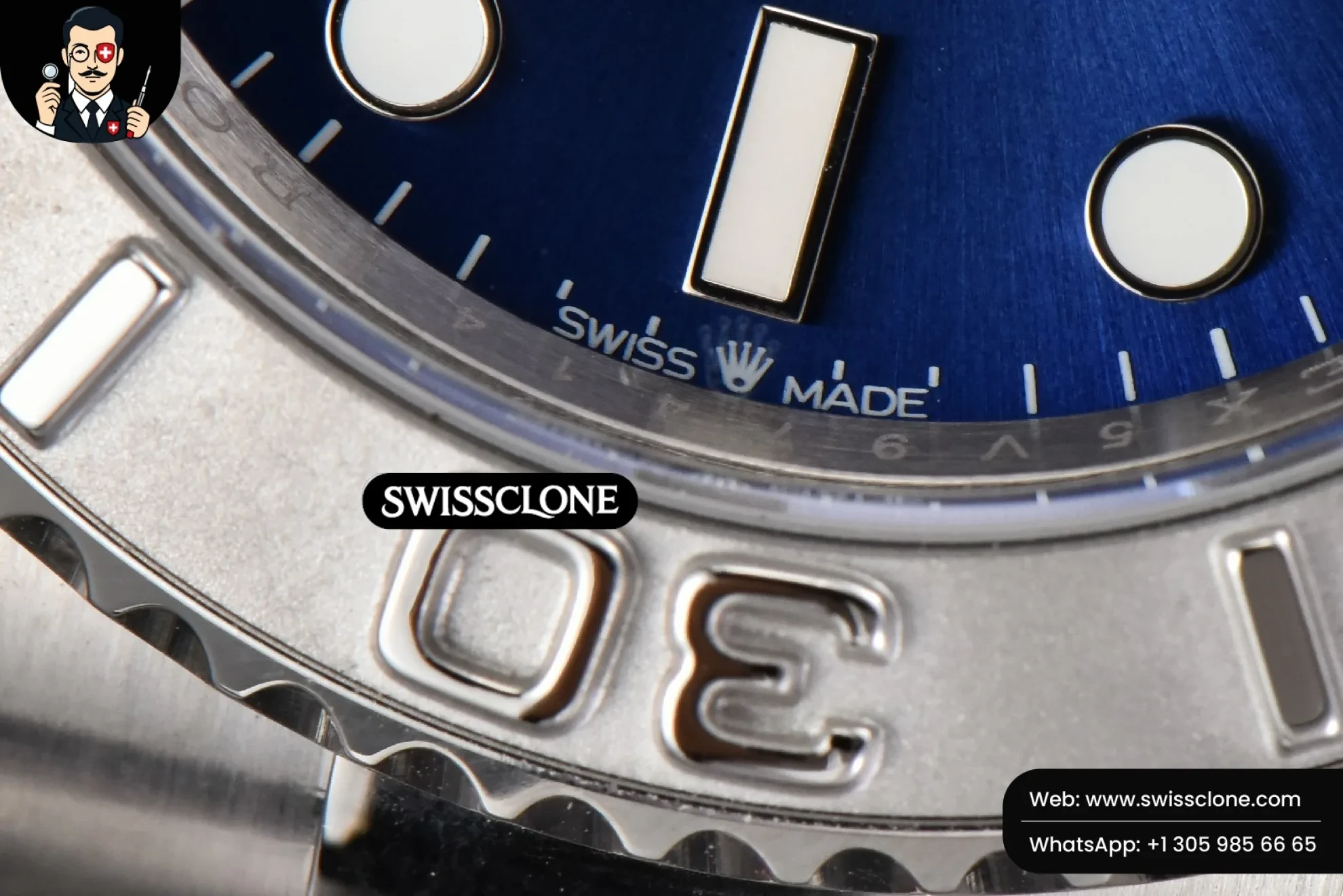 Rolex Yacht Master 126622 40mm CSF 904L Blue Dial VR3235 1:1 Super Clone - On-Wrist Presence View
