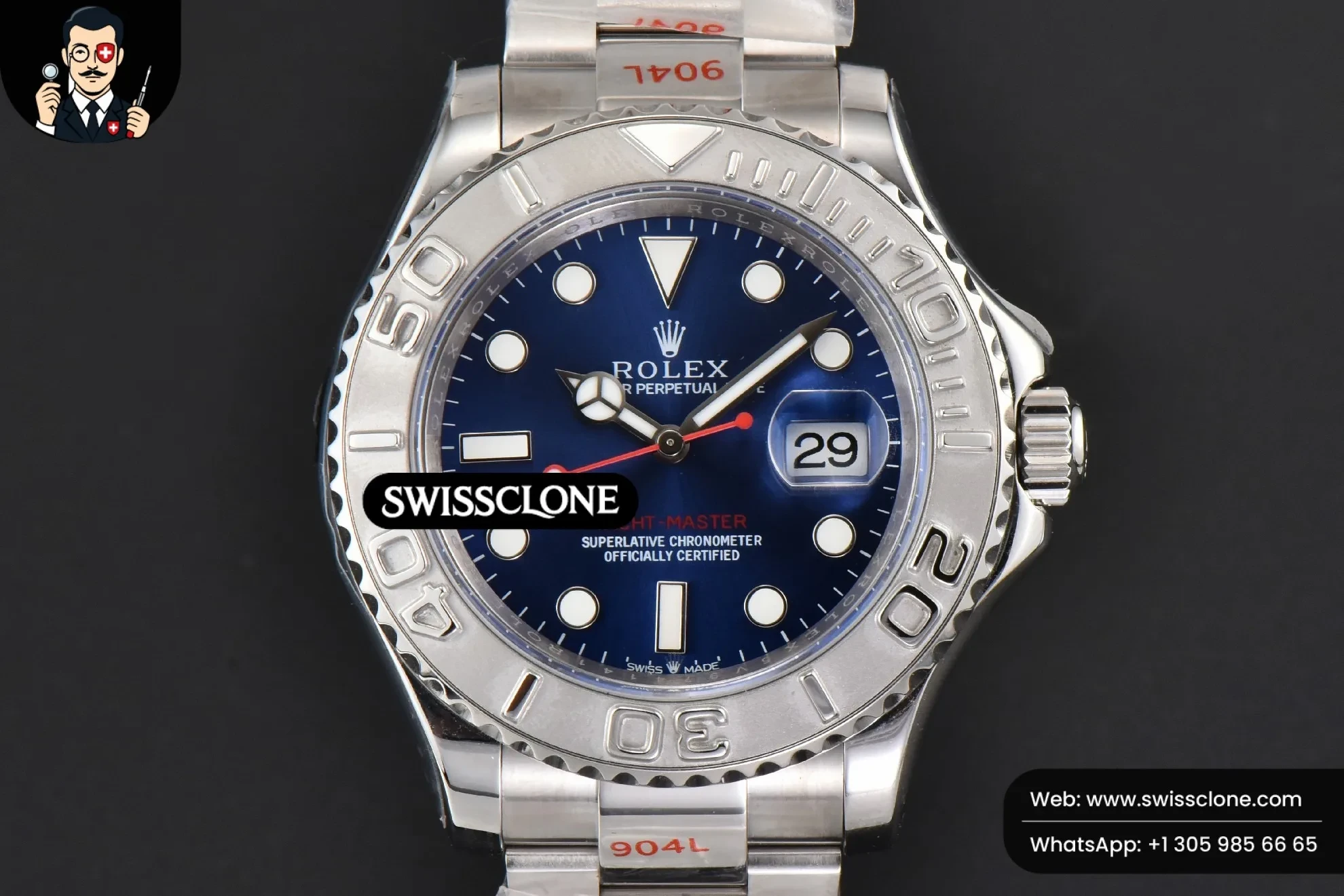 Rolex Yacht-Master 126622 40mm CSF 904L Blue Dial VR3235