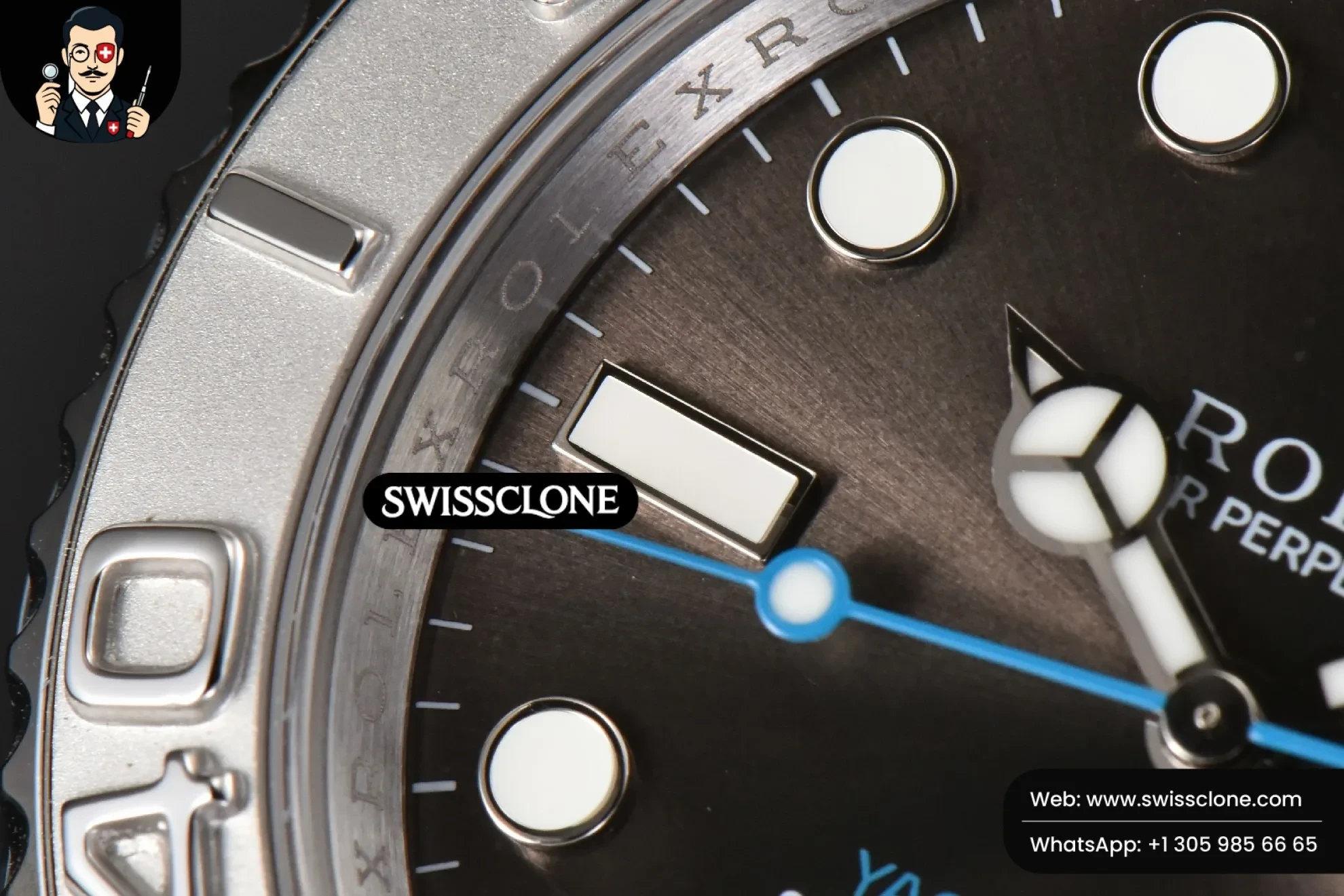 Rolex Yacht Master 126622 40mm CSF 904L Gray Dial VR3235 1:1 Super Clone - Caseback & Cloned Calibre Movement