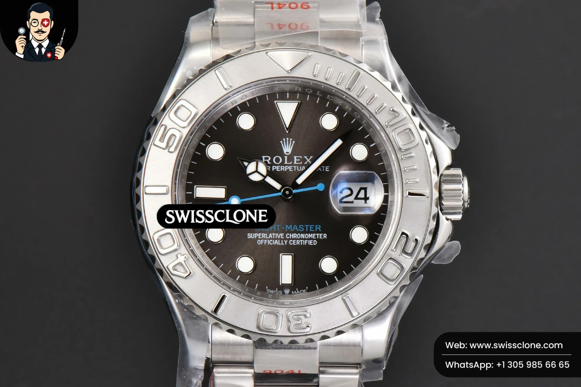 Rolex Yacht-Master 126622 40mm CSF 904L Gray Dial VR3235