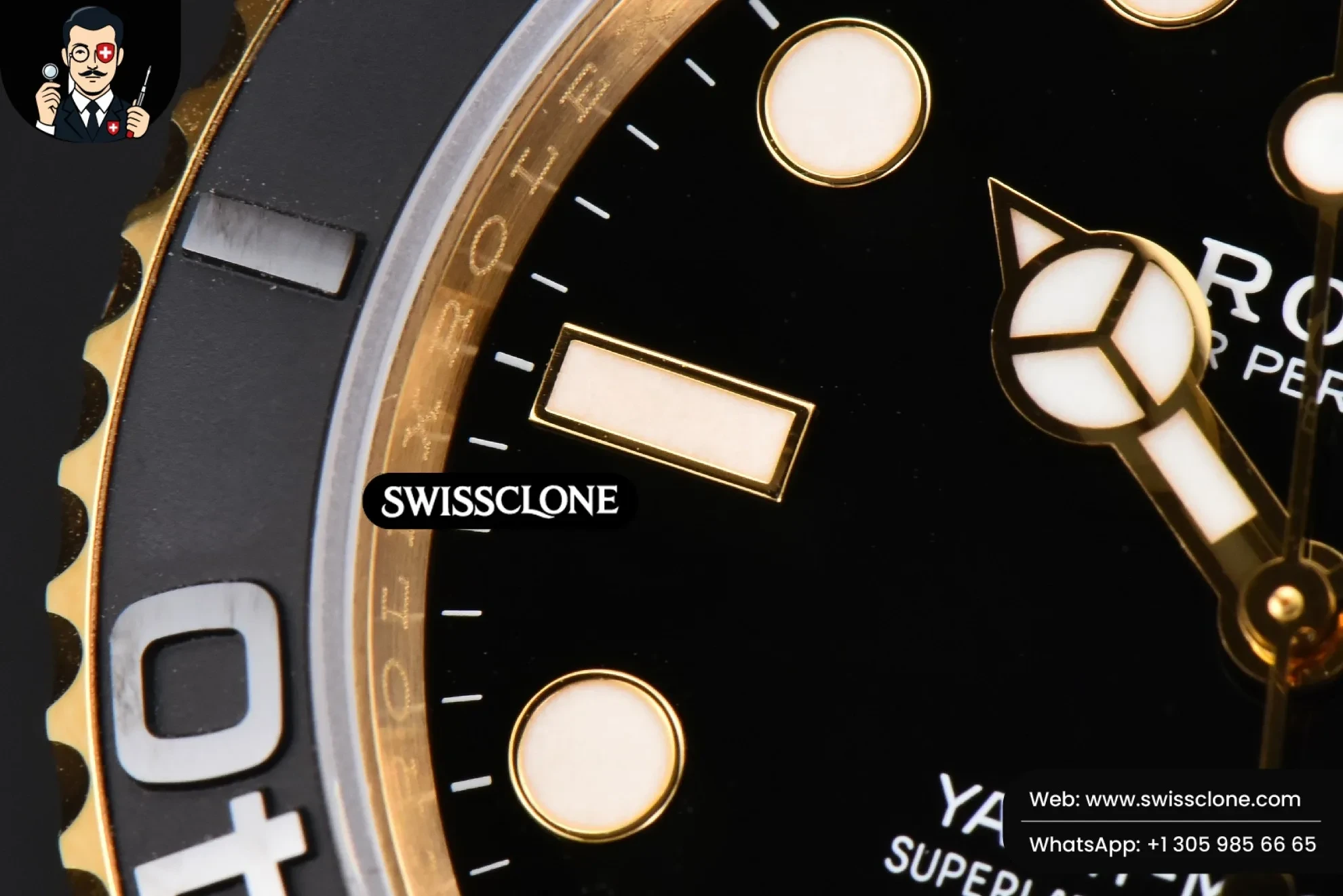 Rolex Yacht Master 226658 42mm King 3D Black Ceramic Oysterflex VR3235 1:1 Super Clone - Caseback & Cloned Calibre Movement