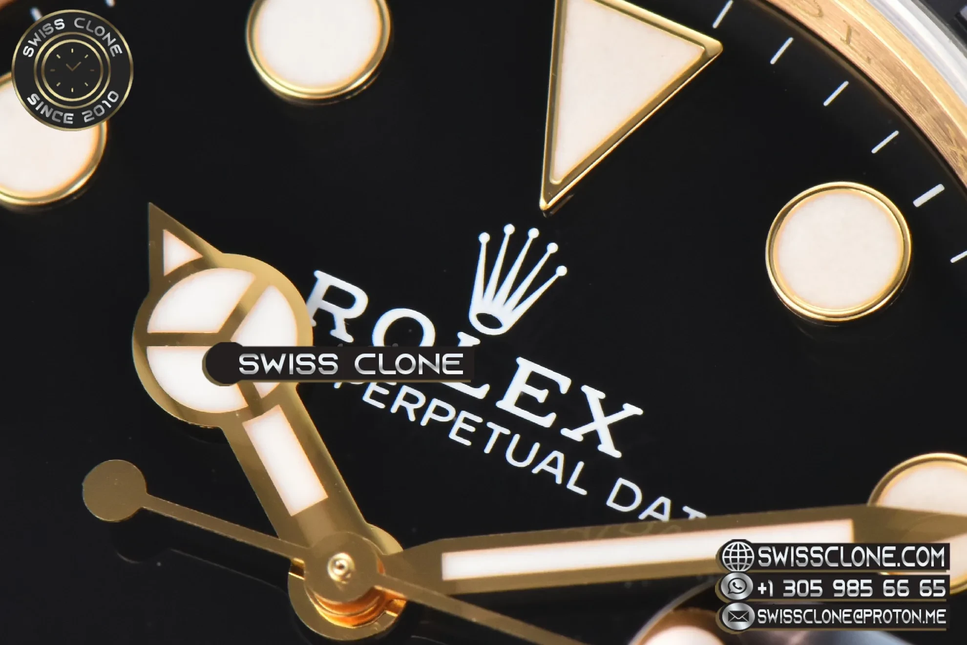 Rolex Yacht Master 226658 42mm YG VSF Ceramic Black Dial VS Factory 1:1 Super Clone - Caseback & Cloned Calibre Movement