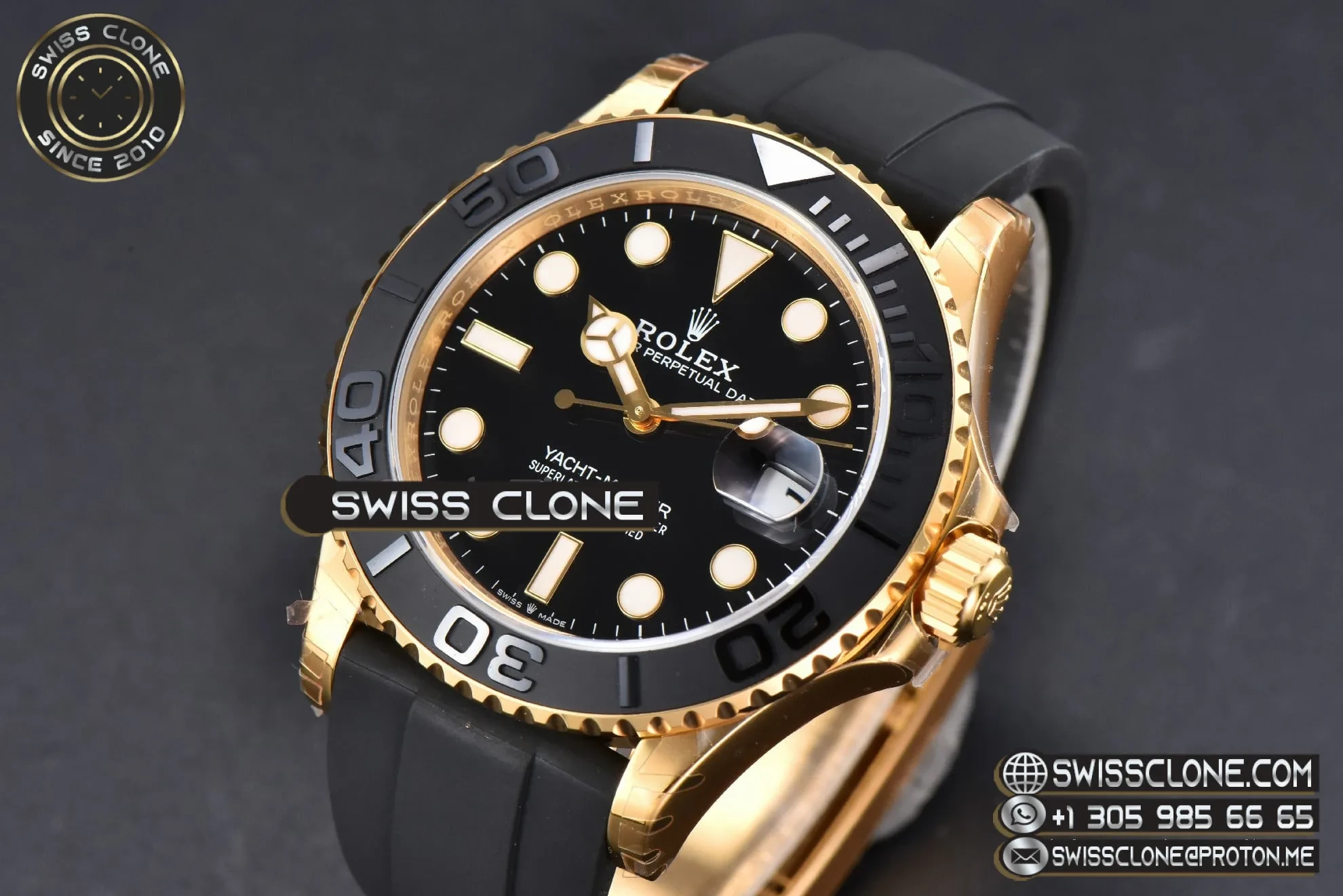 Rolex Yacht Master 226658 42mm YG VSF Ceramic Black Dial VS Factory 1:1 Super Clone - Clasp & Bracelet Finishing