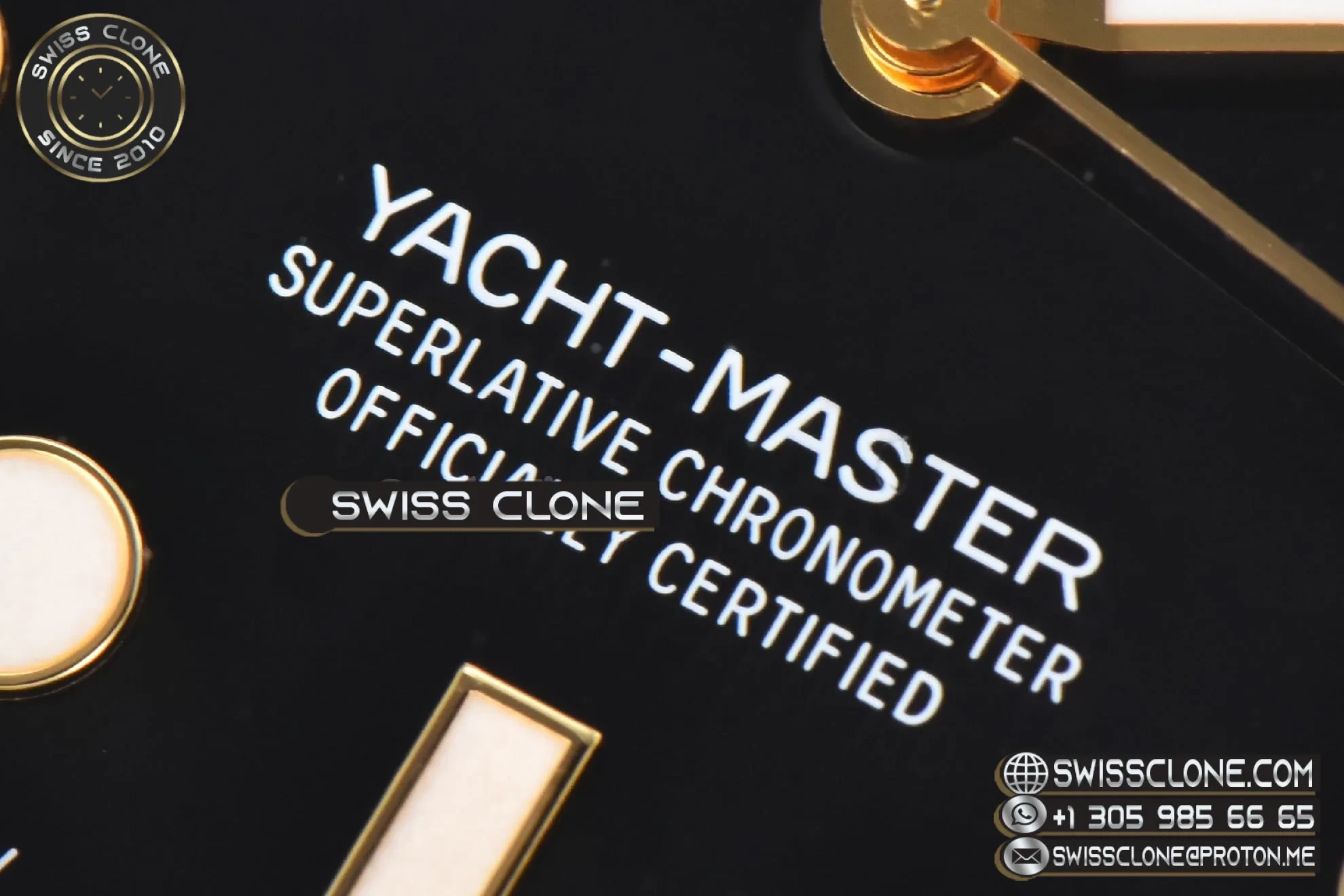 Rolex Yacht Master 226658 42mm YG VSF Ceramic Black Dial VS Factory 1:1 Super Clone - On-Wrist Presence View