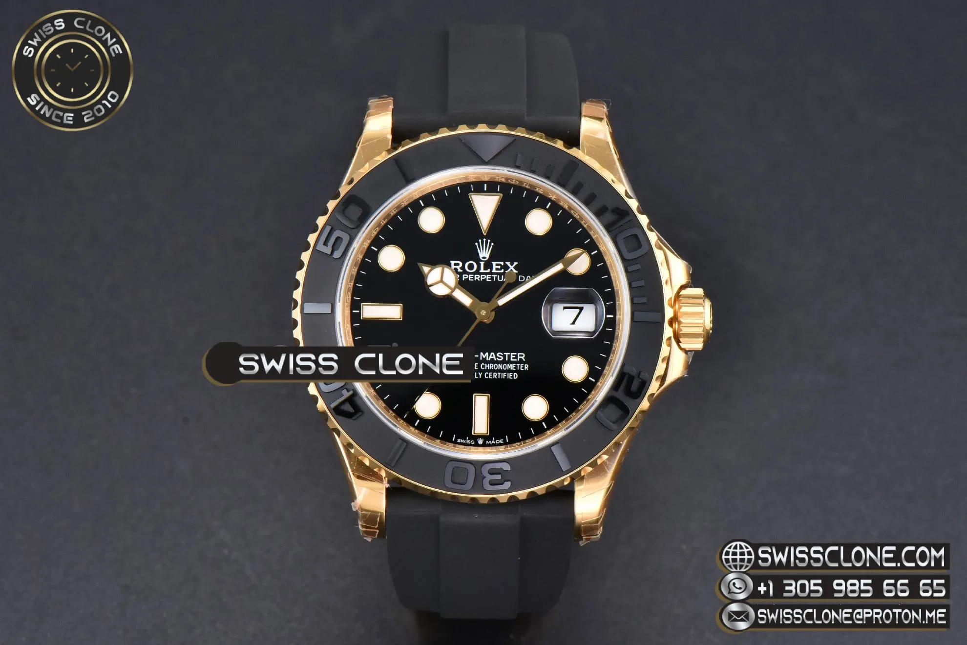 Rolex Yacht-Master 226658 42mm YG VSF Ceramic Black Dial