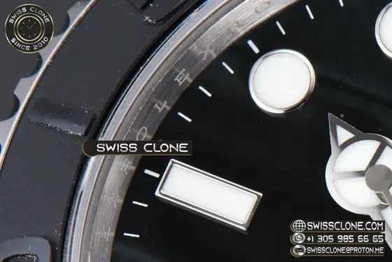 Rolex Yacht Master 226659 42mm 3D Black Ceramic Bezel Falcon’s Eye Dial Oysterflex VR3235 1:1 Super Clone D - Lateral Case Thickness Profile