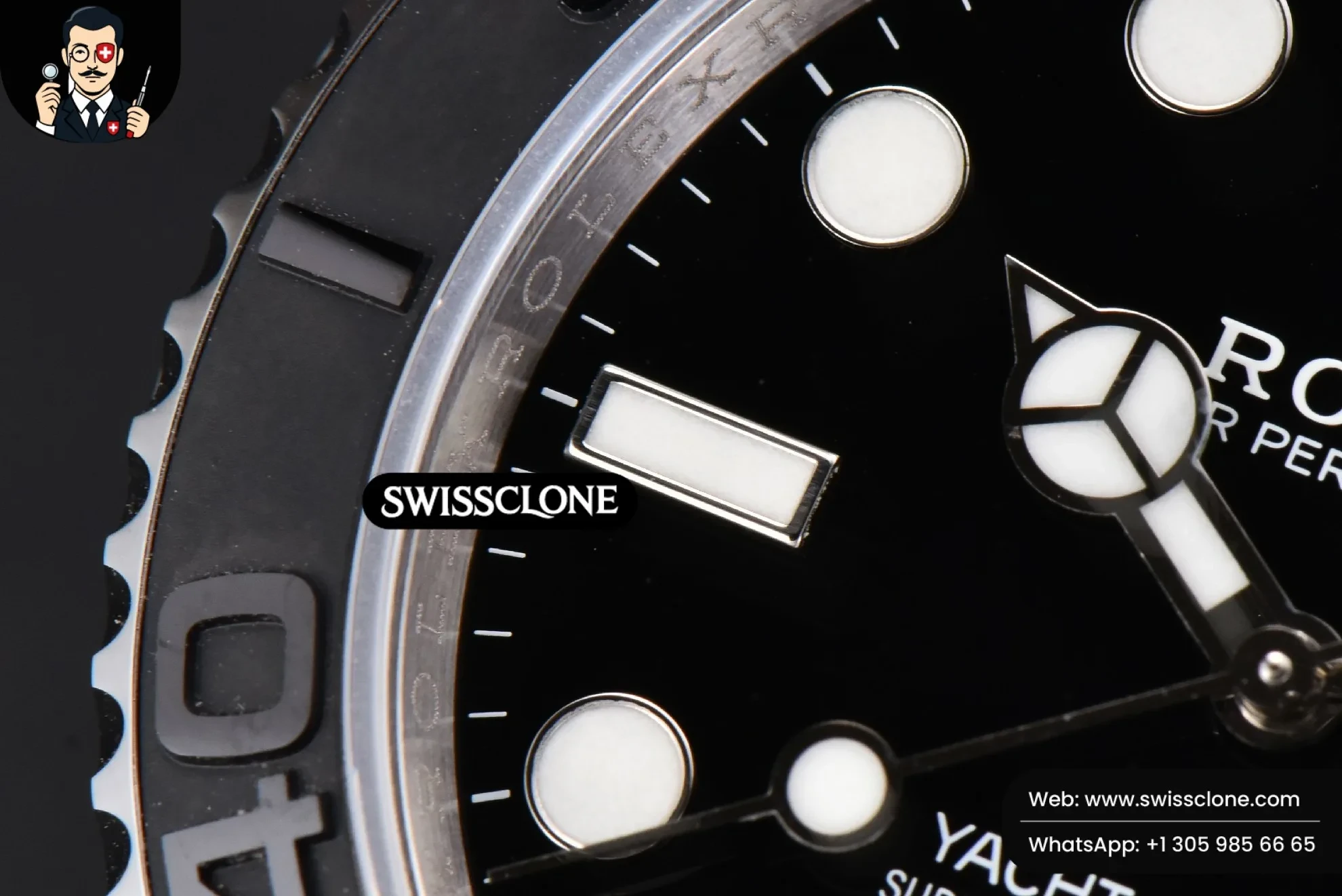 Rolex Yacht Master 226659 42mm King 3D Black Ceramic Oysterflex VR3235 1:1 Super Clone - Caseback & Cloned Calibre Movement