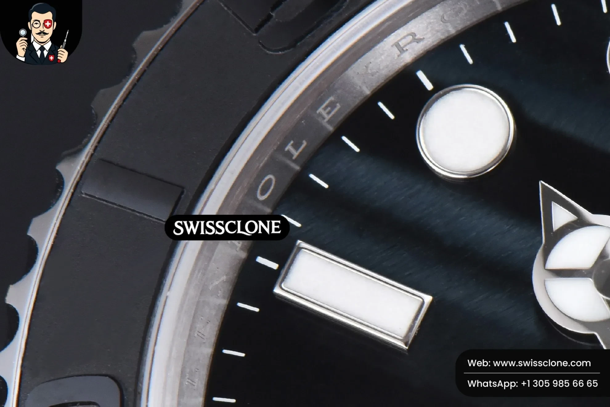 Rolex Yacht Master 42mm 226659 Clean Falcon’s Eye Dial on Black Rubber VR3235 Clean Factory 1:1 Super Clone D - Lateral Case Thickness Profile