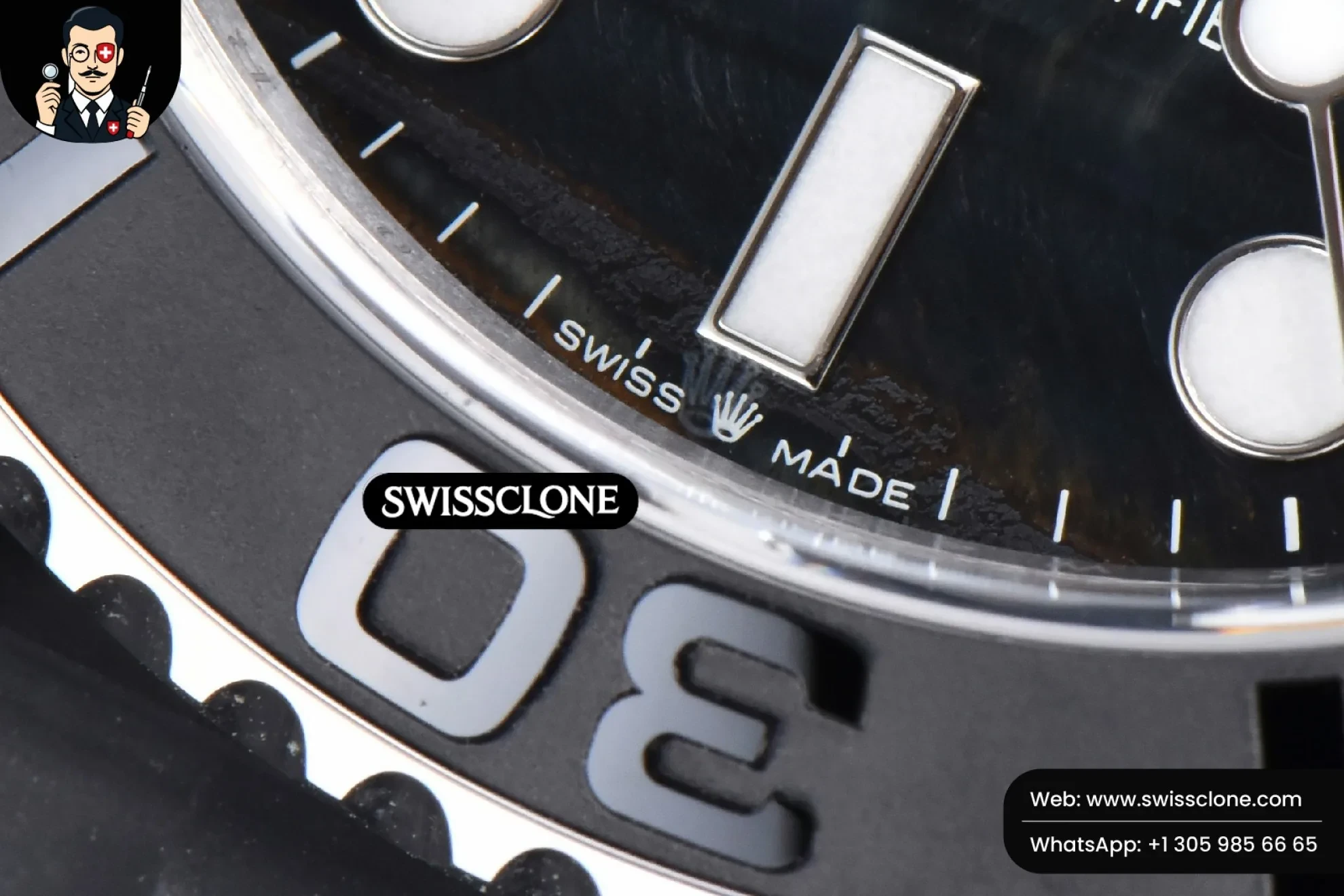Rolex Yacht Master 42mm 226659 Clean Falcon’s Eye Dial on Black Rubber VR3235 Clean Factory 1:1 Super Clone D - On-Wrist Presence View