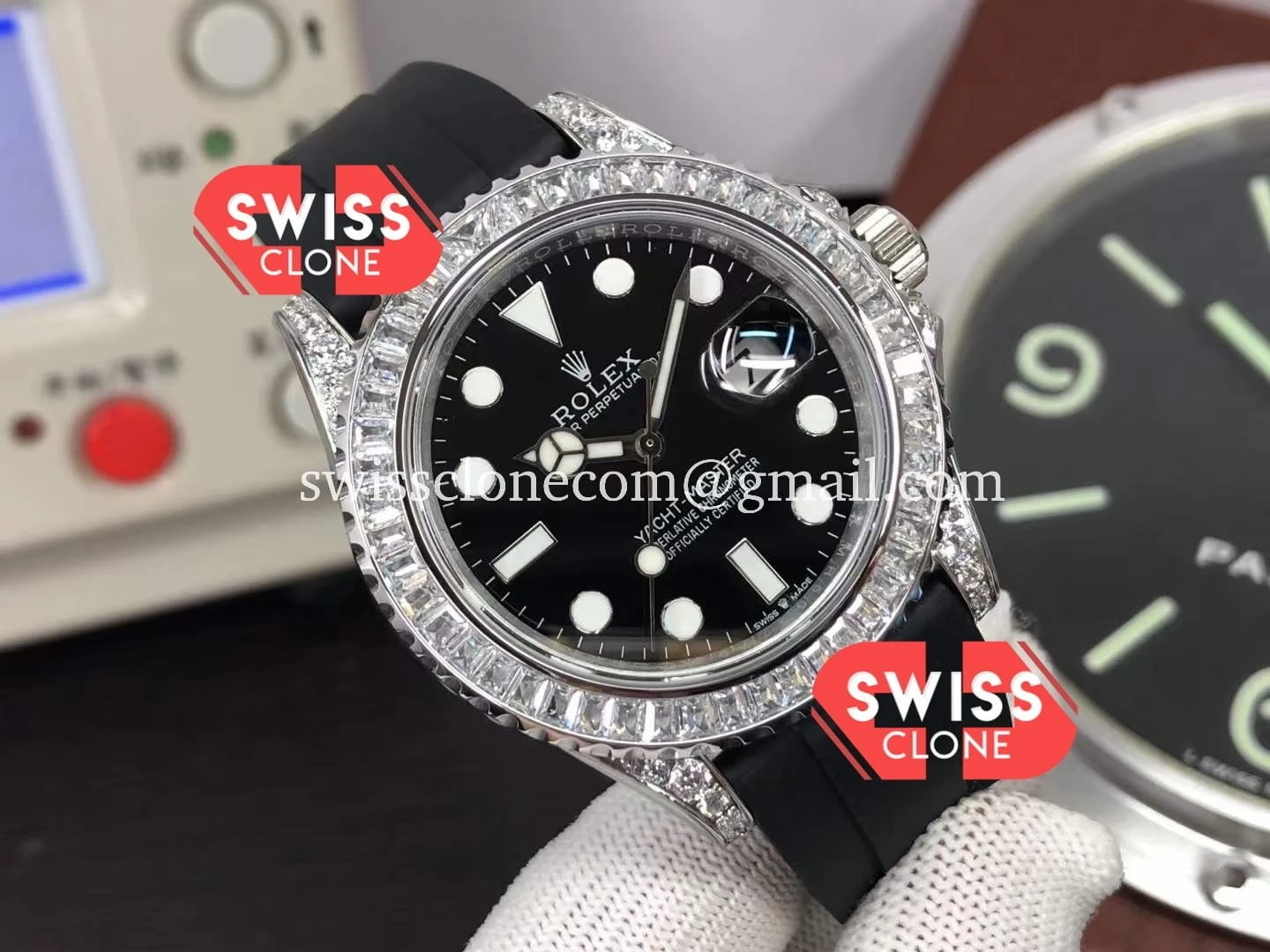 Rolex Yacht Master 42MM 226679TBR White Gold 1:1 Super Clone - Dial Macro Close-Up