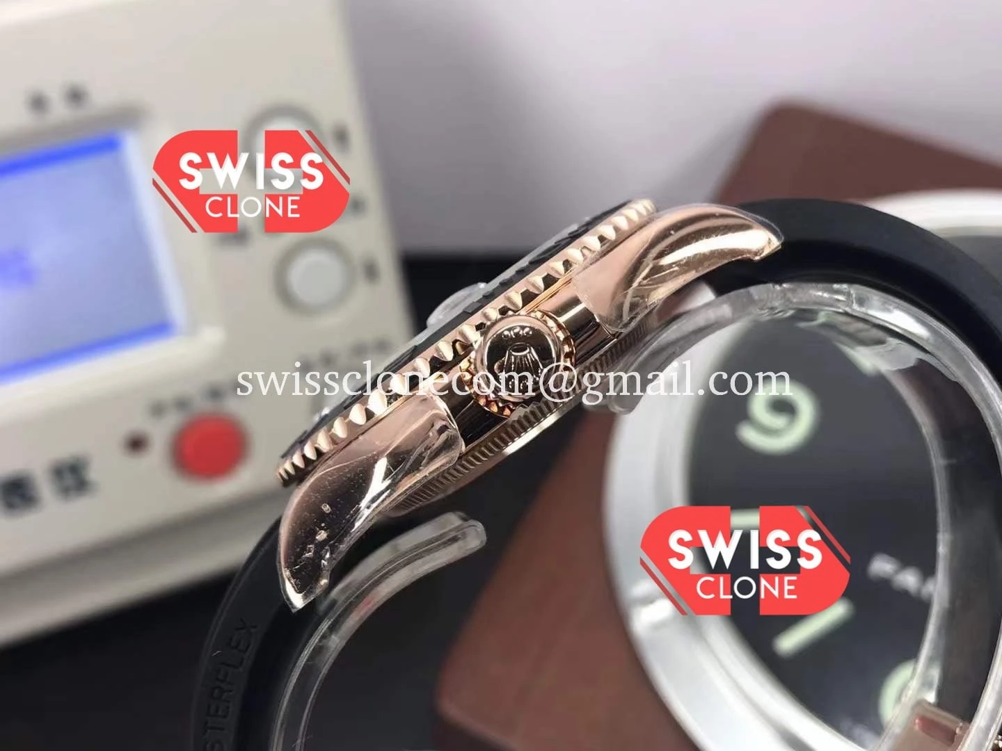 Rolex Yachtmaster 116655 Everose 40MM 904L 1:1 Super Clone - Lateral Case Thickness Profile