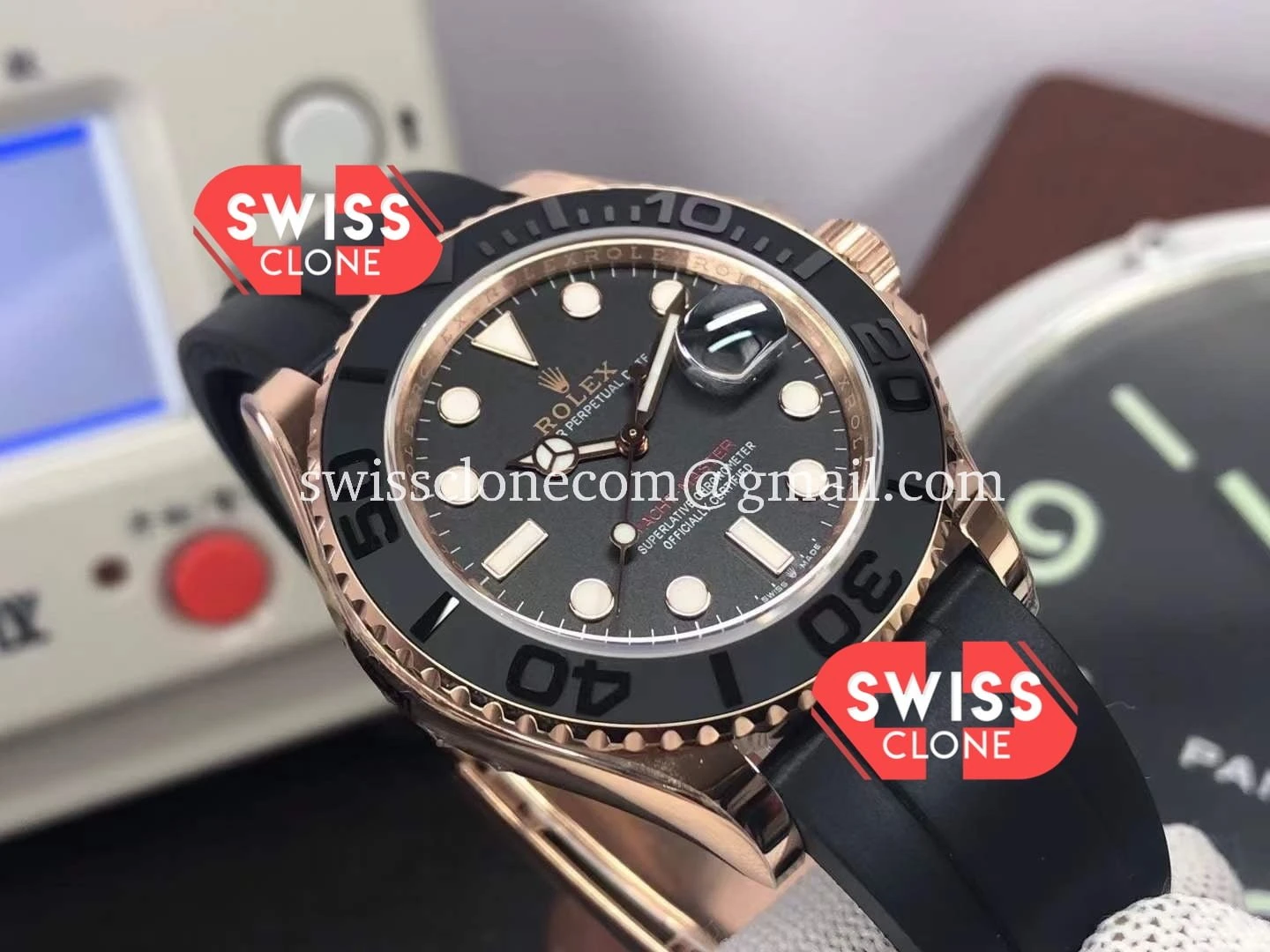 Rolex Yachtmaster 116655 Everose 40MM 904L 1:1 Super Clone - Clasp & Bracelet Finishing