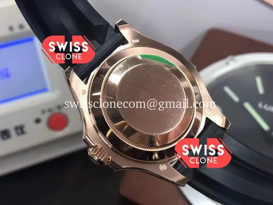 Rolex Yachtmaster 116655 Everose 40MM 904L 1:1 Super Clone - On-Wrist Presence View