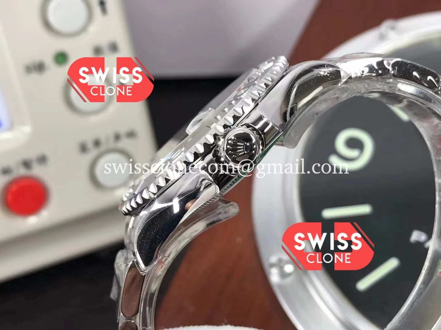 Rolex Yachtmaster 40mm Steel Dial 904L Steel 1:1 Super Clone - Lateral Case Thickness Profile