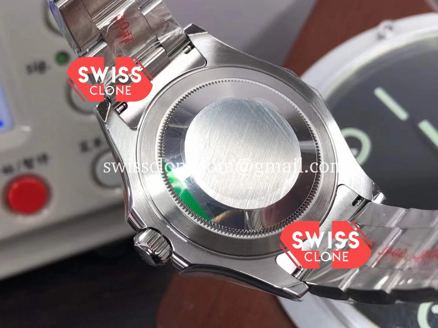 Rolex Yachtmaster 40mm Steel Dial 904L Steel 1:1 Super Clone - On-Wrist Presence View