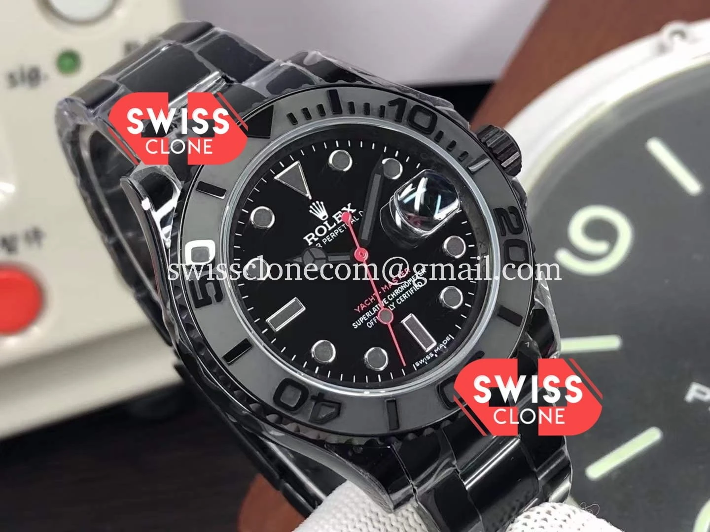Rolex Yachtmaster Blackout 1:1 Super Clone - Bezel & Case Profile
