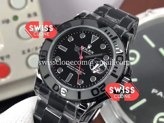 Rolex Yachtmaster Blackout 1:1 Super Clone - Clasp & Bracelet Finishing