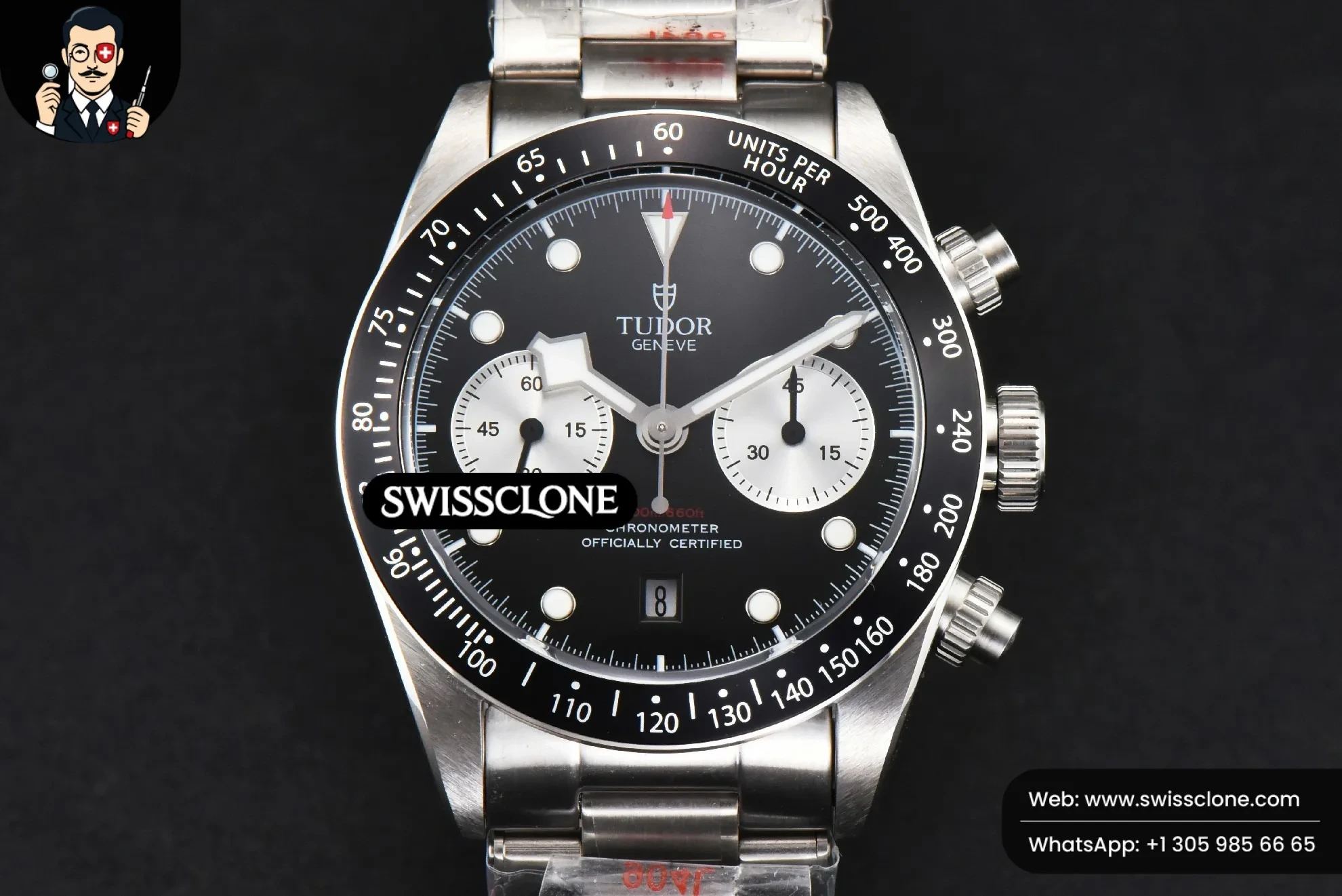 Tudor Black Bay Chrono 41mm TWSF Black Dial - Image 2